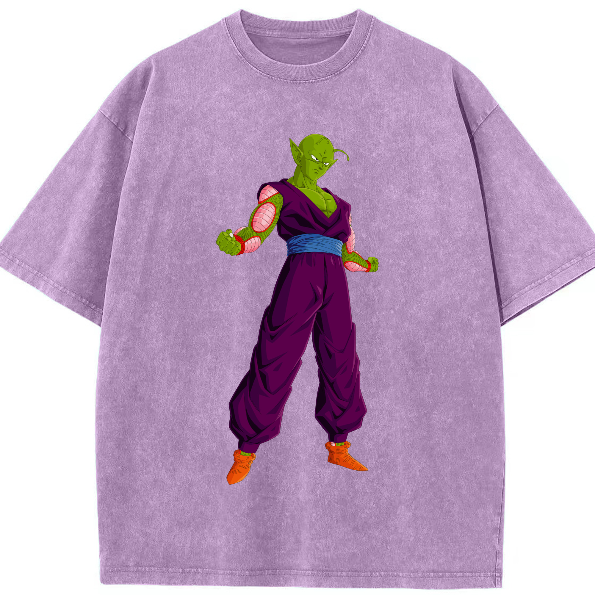 （画像用） ドラゴンボール ピッコロ DRAGON BALL Piccolo 綿100% ヴィンテージ風 半袖Tシャツ（フロントプリント）