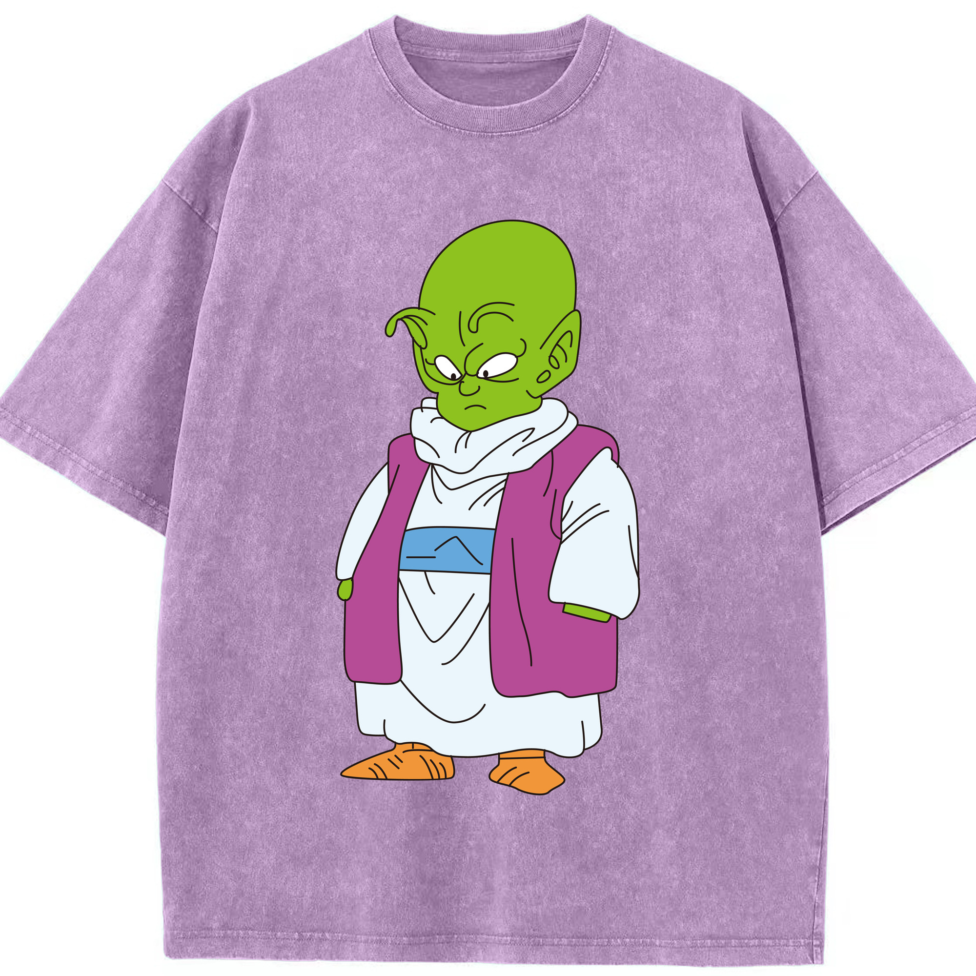 （画像用） ドラゴンボール ピッコロ DRAGON BALL Piccolo 綿100% ヴィンテージ風 半袖Tシャツ（フロントプリント）