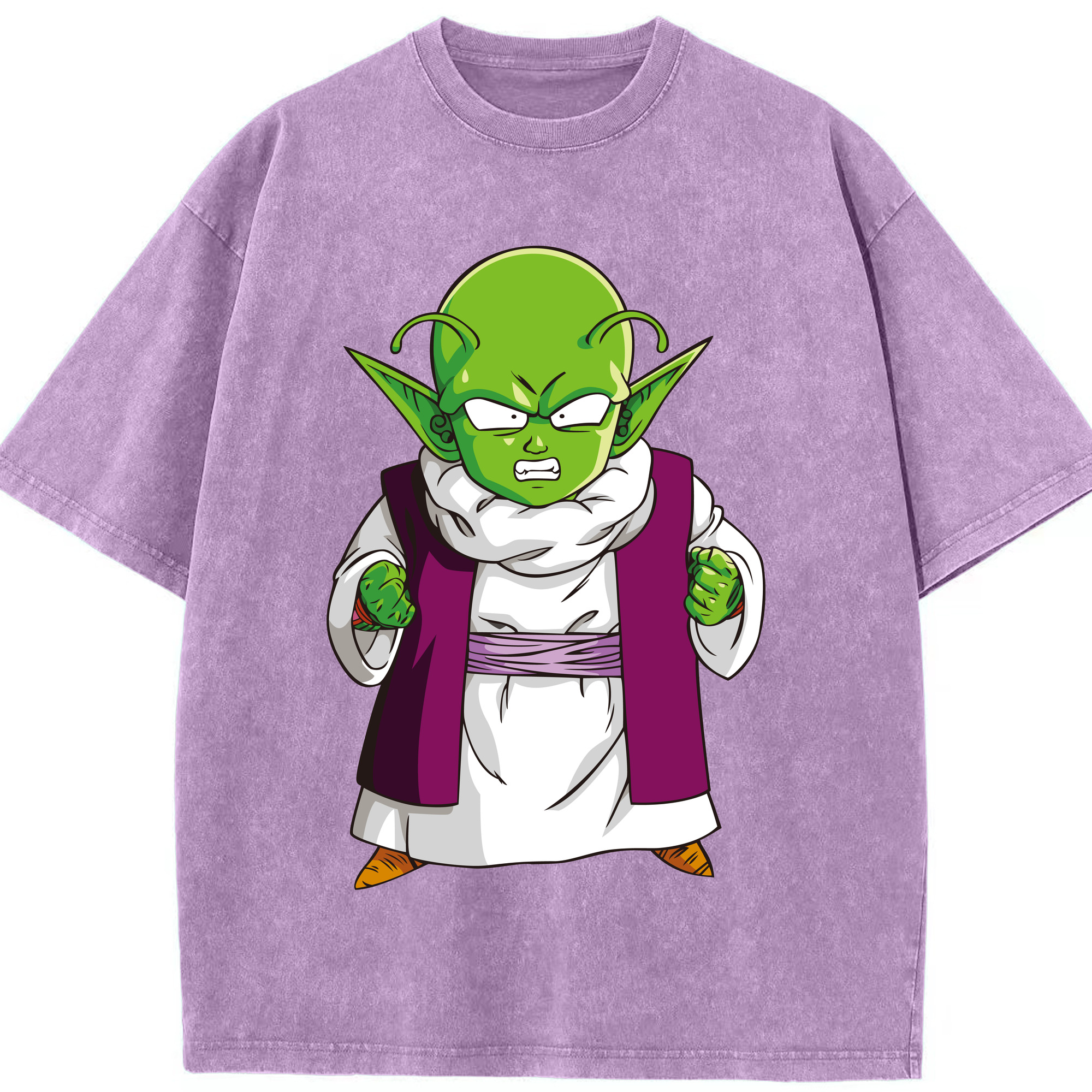 （画像用） ドラゴンボール ピッコロ DRAGON BALL Piccolo 綿100% ヴィンテージ風 半袖Tシャツ（フロントプリント）