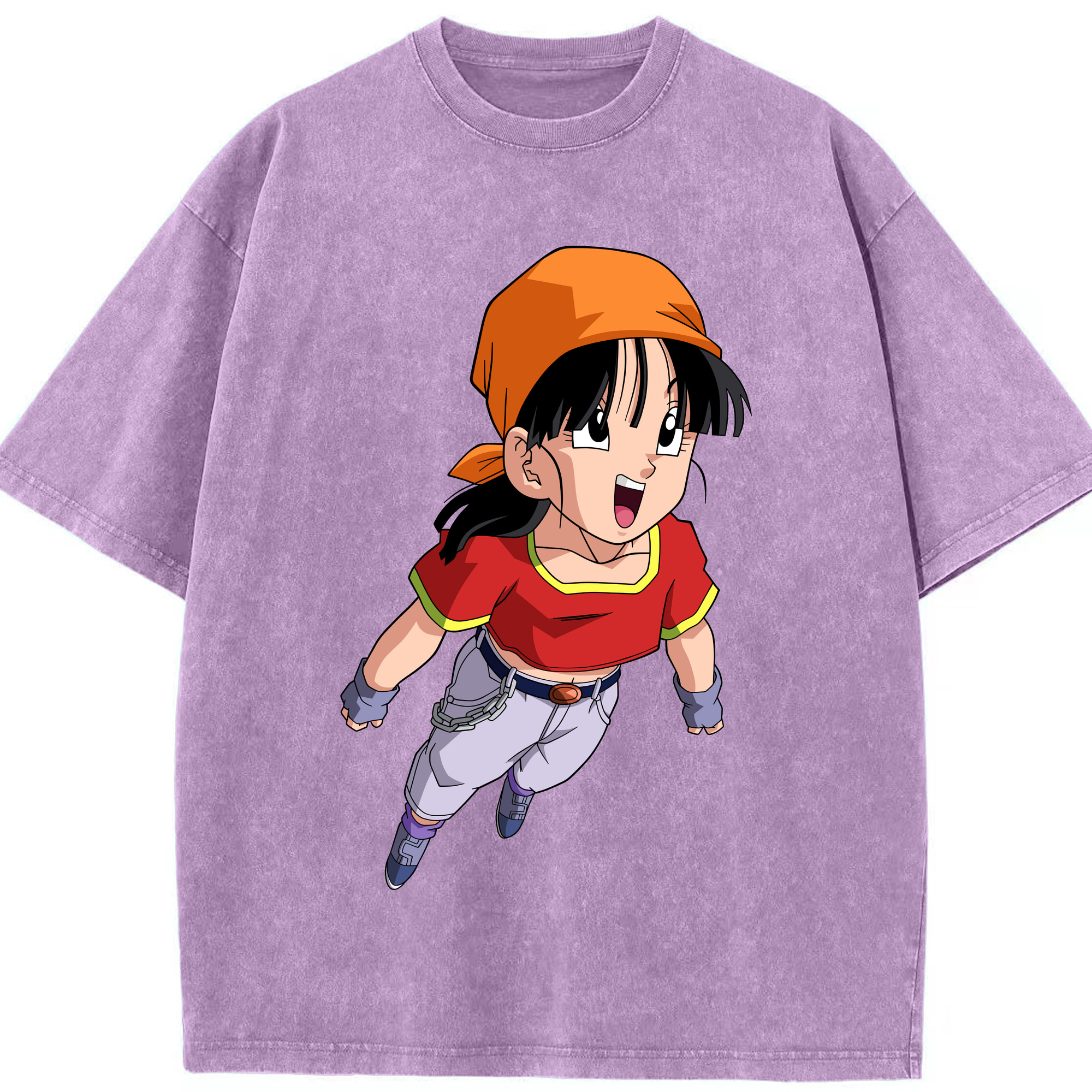 （画像用） ドラゴンボール パン DRAGON BALL Pan 綿100% ヴィンテージ風 半袖Tシャツ（フロントプリント）