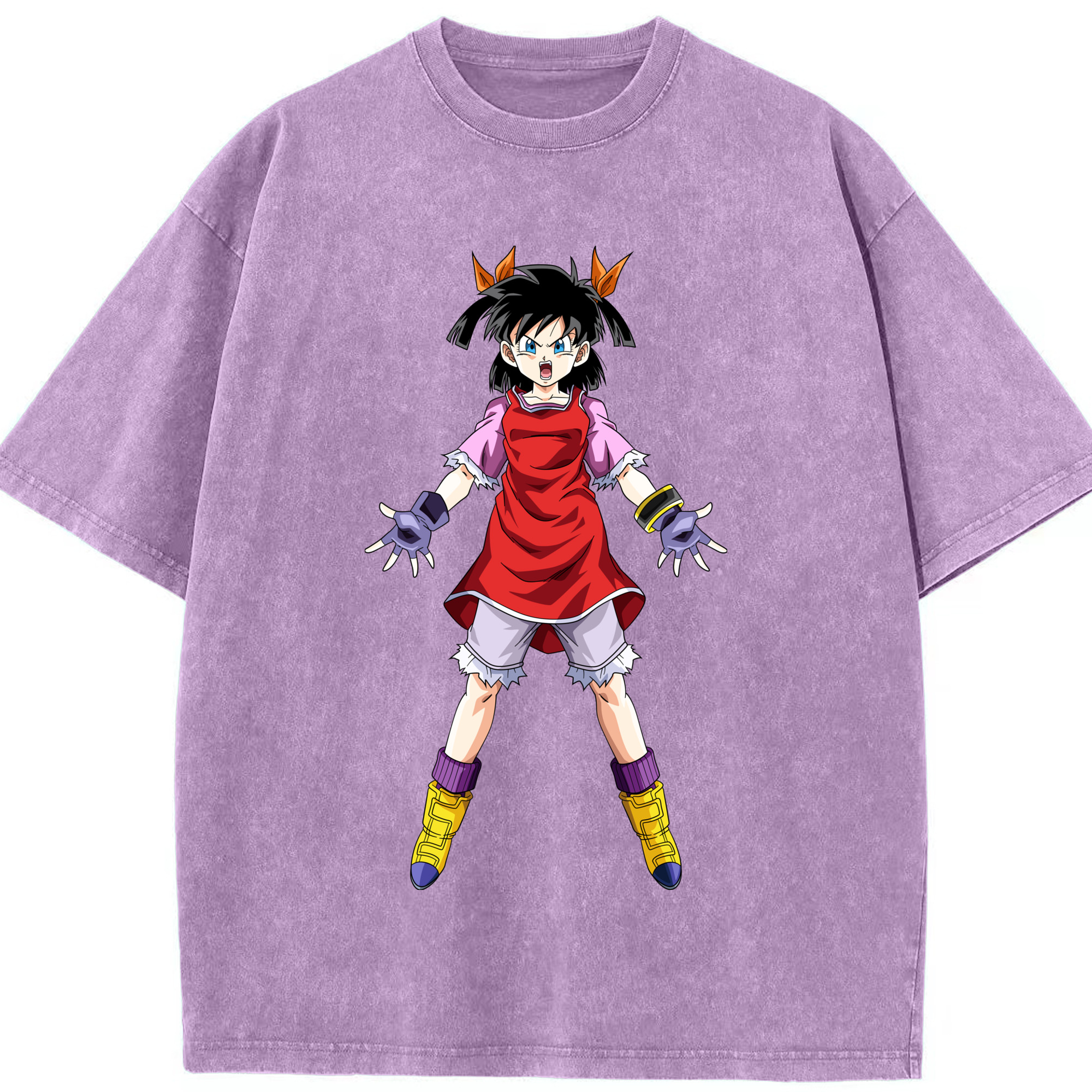 （画像用） ドラゴンボール パン DRAGON BALL Pan 綿100% ヴィンテージ風 半袖Tシャツ（フロントプリント）