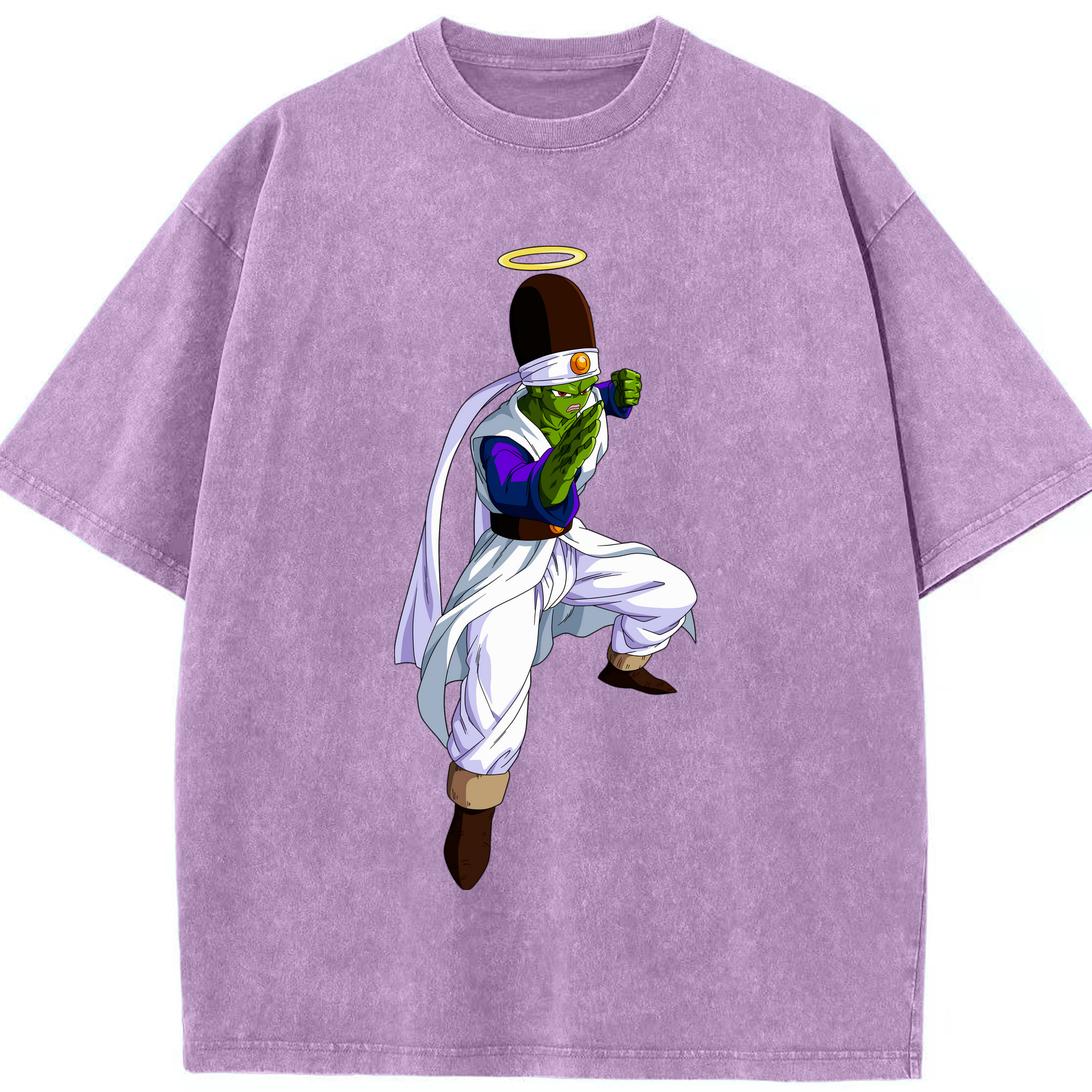 （画像用） ドラゴンボール パイクーハン DRAGON BALL Pikkon 綿100% ヴィンテージ風 半袖Tシャツ（フロントプリント）