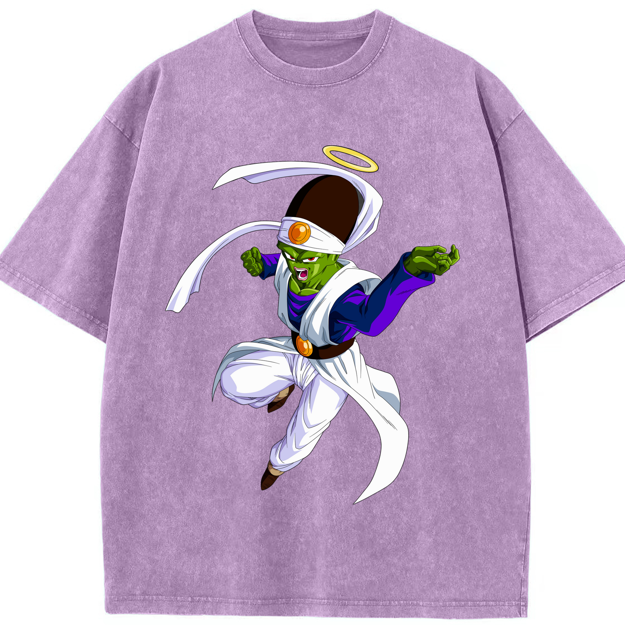 （画像用） ドラゴンボール パイクーハン DRAGON BALL Pikkon 綿100% ヴィンテージ風 半袖Tシャツ（フロントプリント）