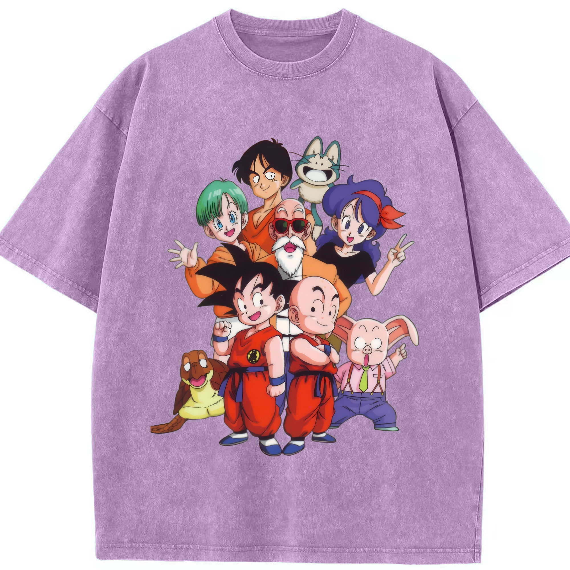 （画像用） ドラゴンボール DRAGON BALL 綿100% ヴィンテージ風 半袖Tシャツ（フロントプリント）