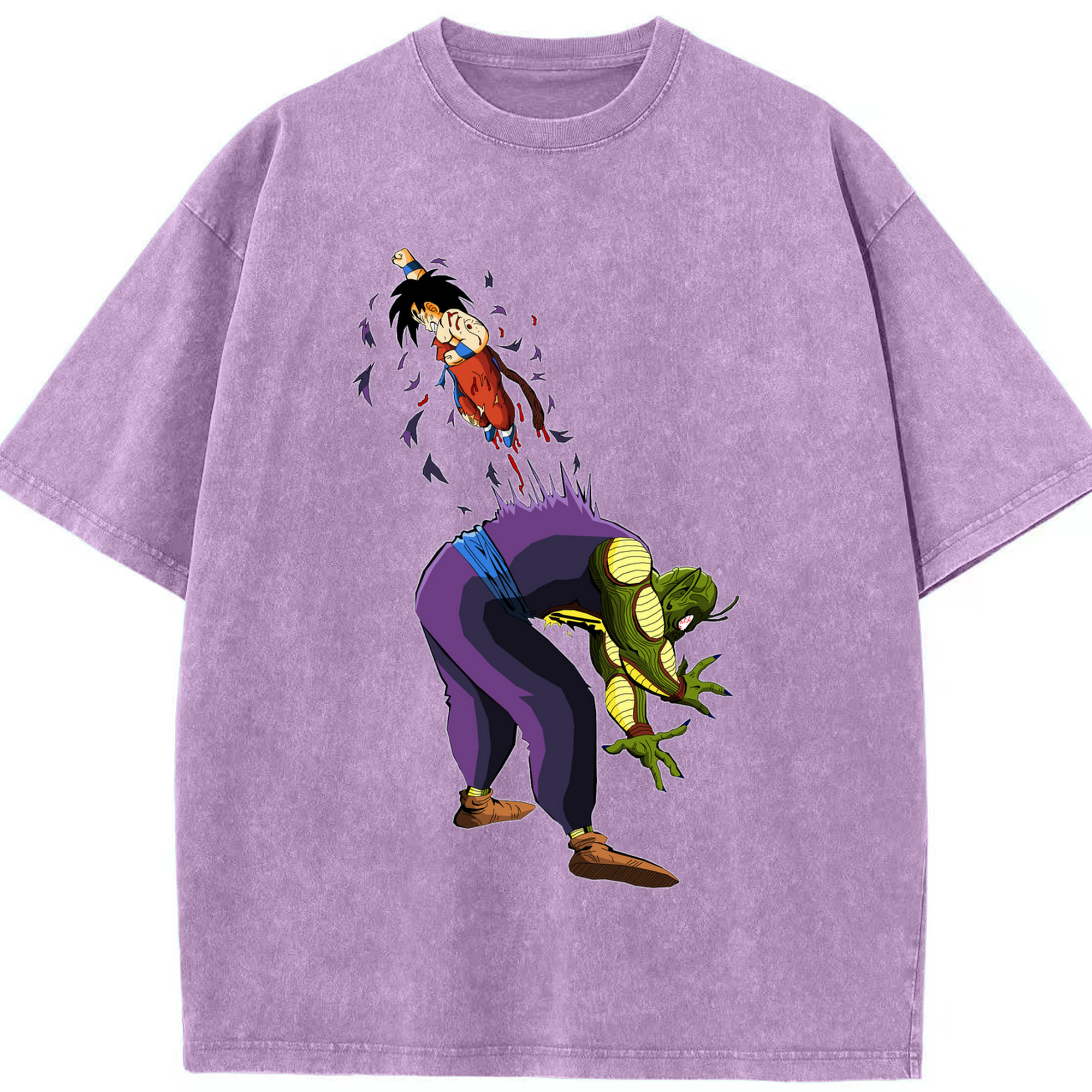 （画像用） ドラゴンボール DRAGON BALL 綿100% ヴィンテージ風 半袖Tシャツ（フロントプリント）