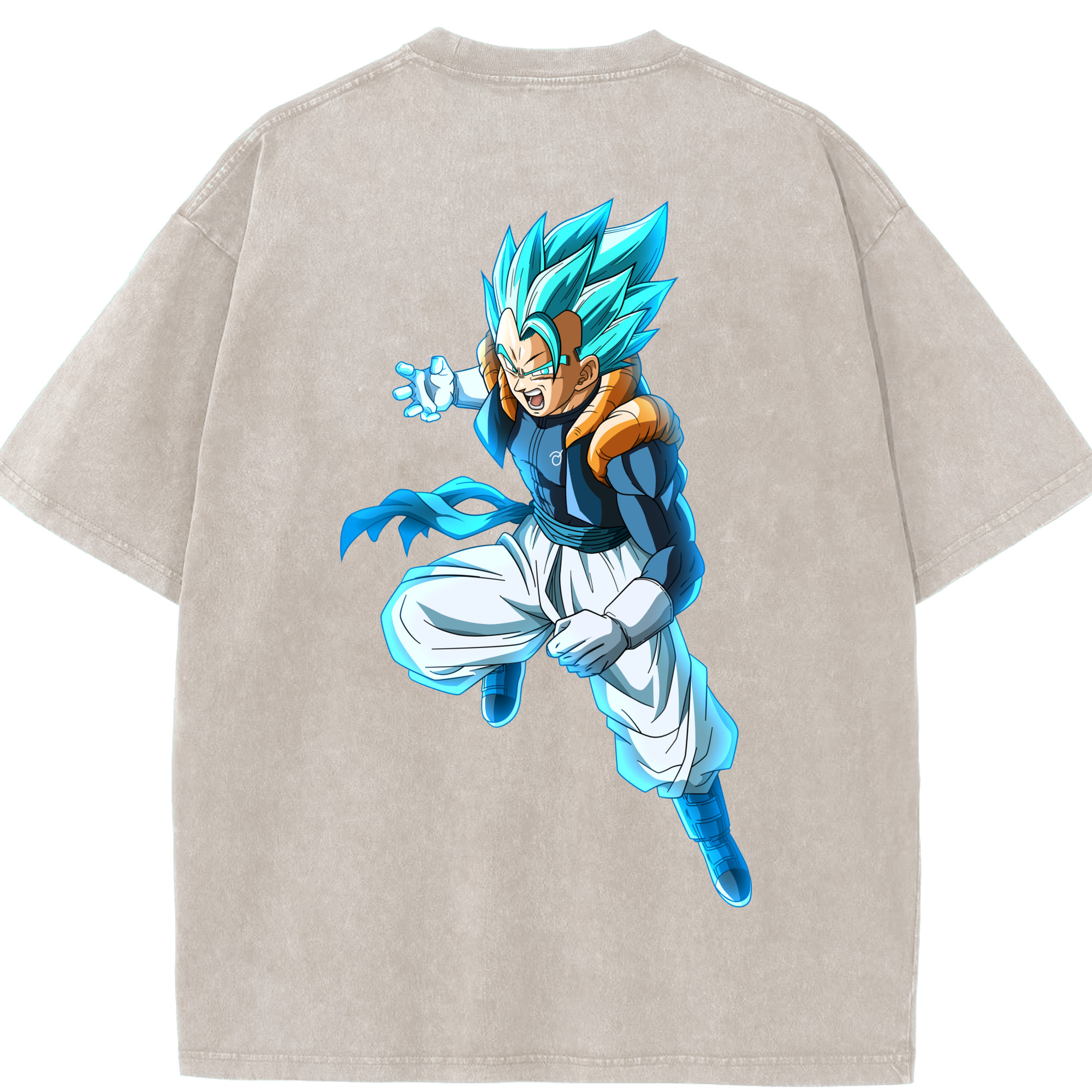 （画像用） ドラゴンボール ベジータ四世（Bejīta Yonsei）DRAGON BALL Vegeta IV 綿100% ヴィンテージ風 半袖Tシャツ（背面プリント）
