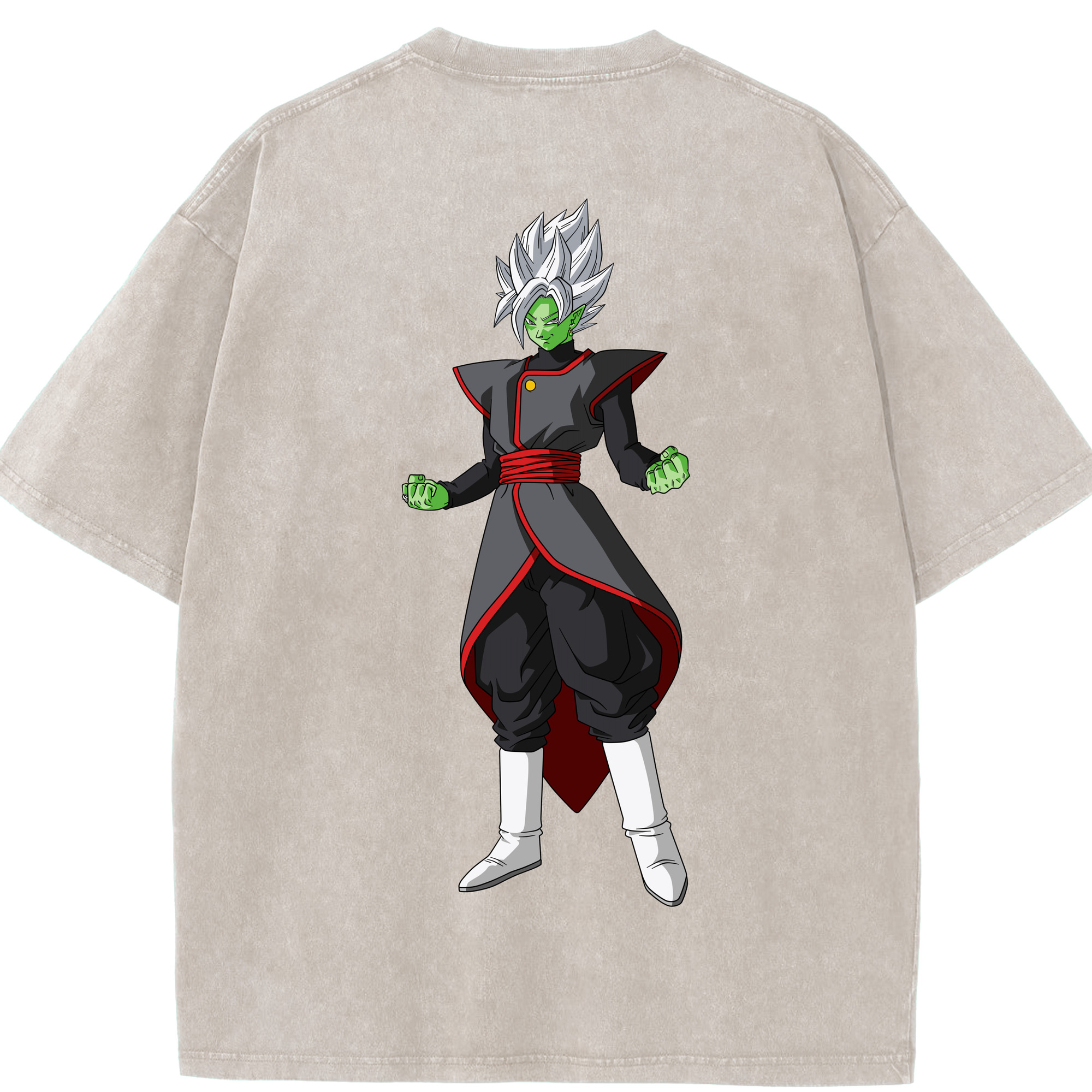 （画像用） ドラゴンボール ベジット DRAGON BALL Vegetto 綿100% ヴィンテージ風 半袖Tシャツ（背面プリント）