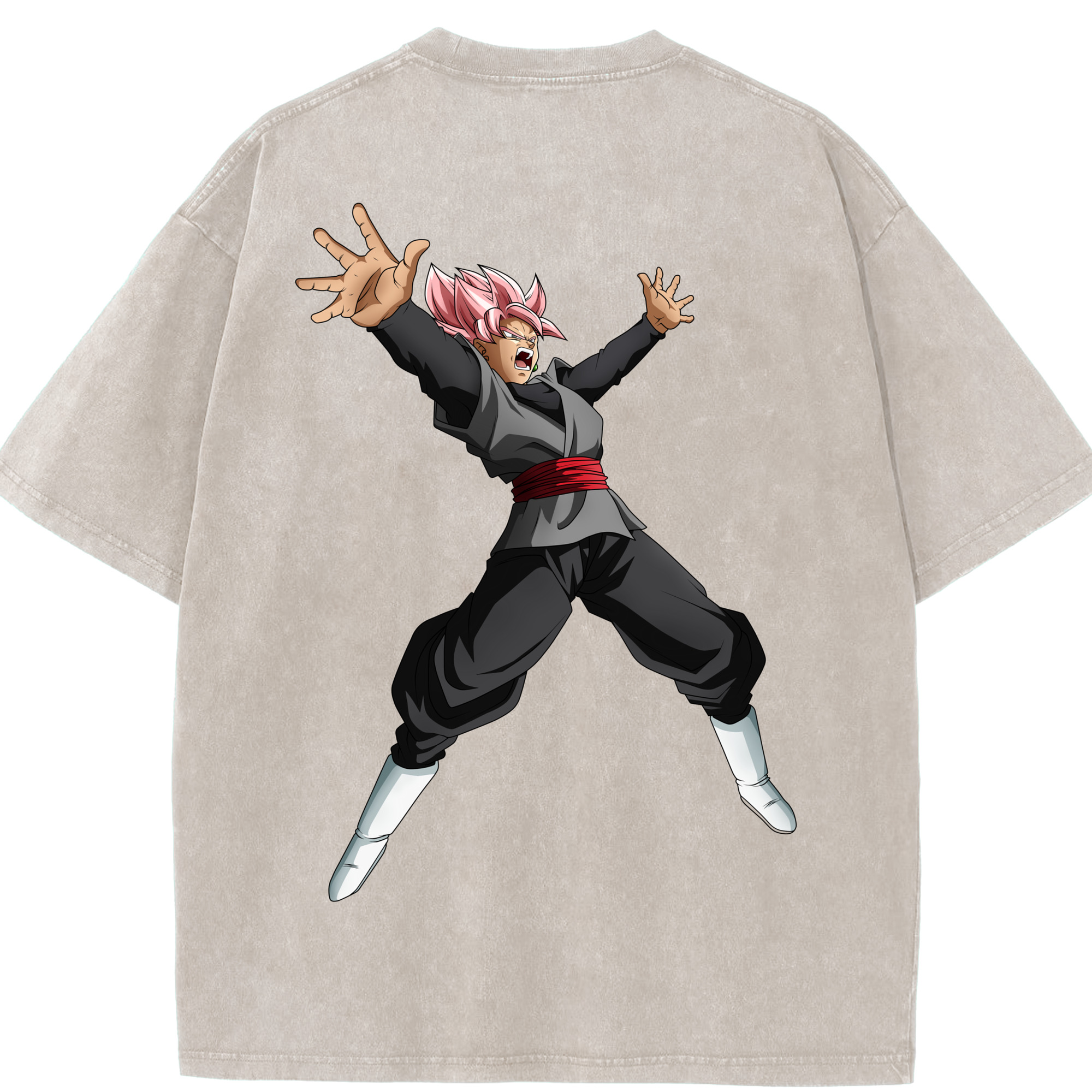 （画像用） ドラゴンボール ベジット DRAGON BALL Vegetto 綿100% ヴィンテージ風 半袖Tシャツ（背面プリント）