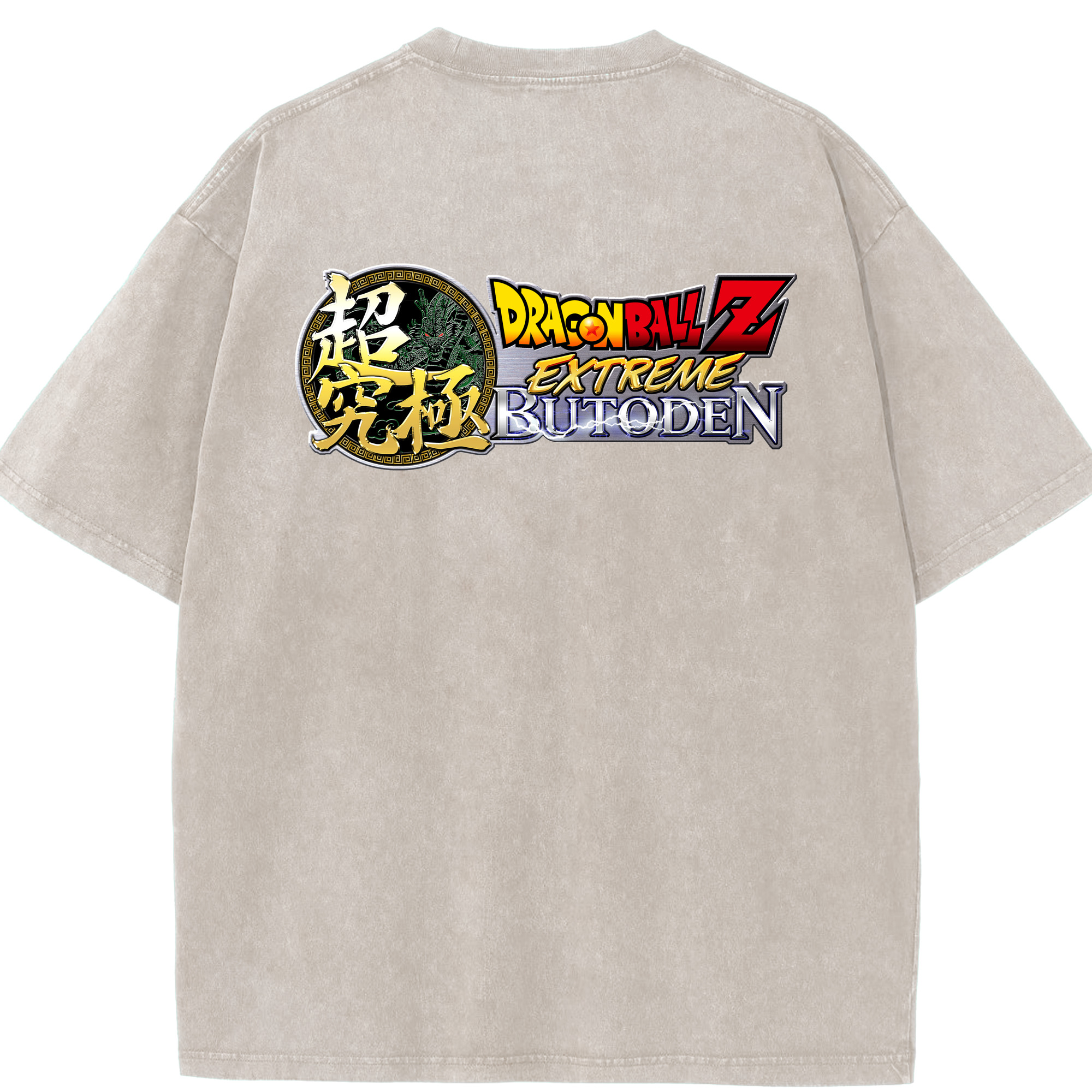 （画像用） ドラゴンボール DRAGON BALL 綿100% ヴィンテージ風 半袖Tシャツ（背面プリント）