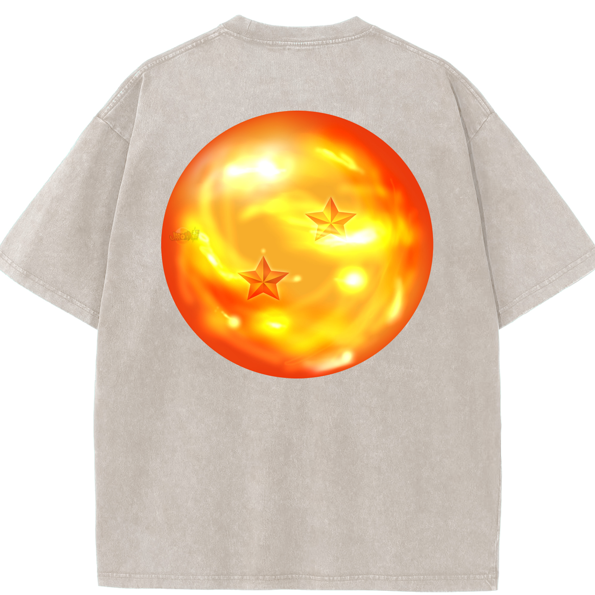 （画像用） ドラゴンボール DRAGON BALL 綿100% ヴィンテージ風 半袖Tシャツ（背面プリント）
