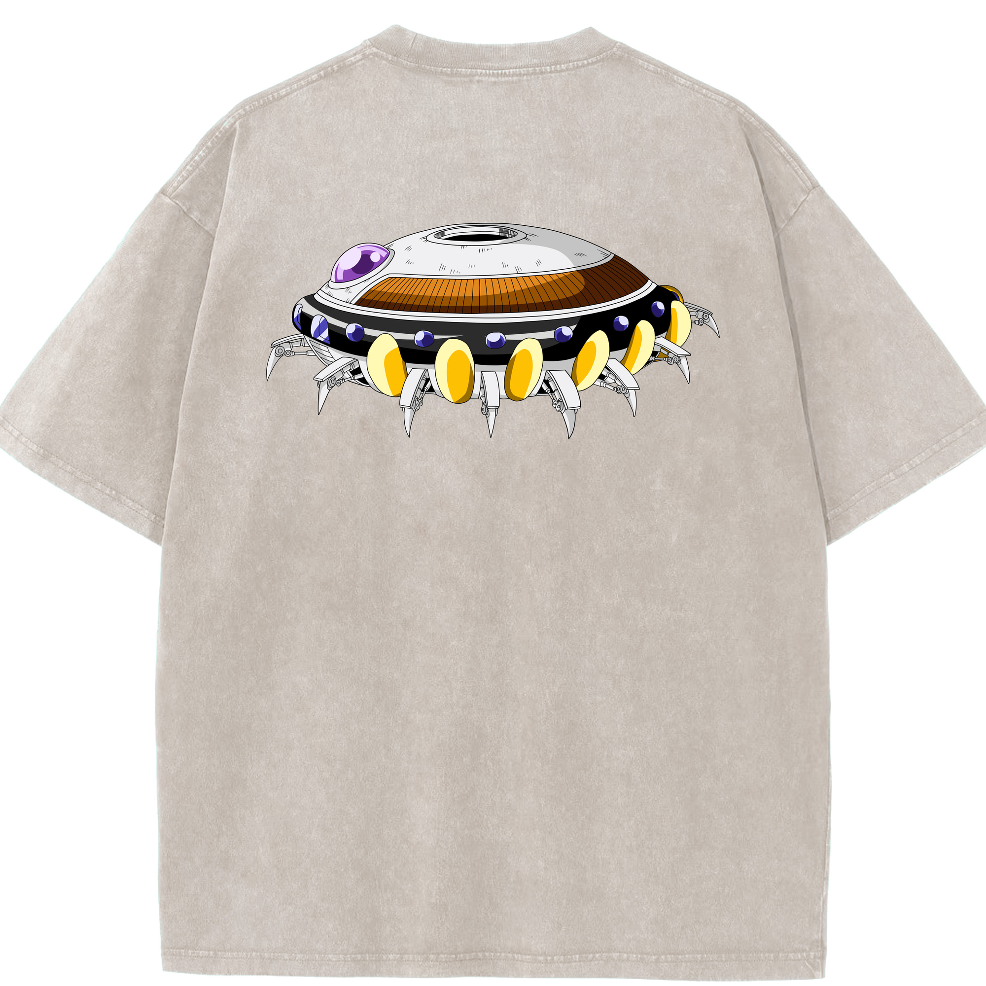 （画像用） ドラゴンボール DRAGON BALL 綿100% ヴィンテージ風 半袖Tシャツ（背面プリント）