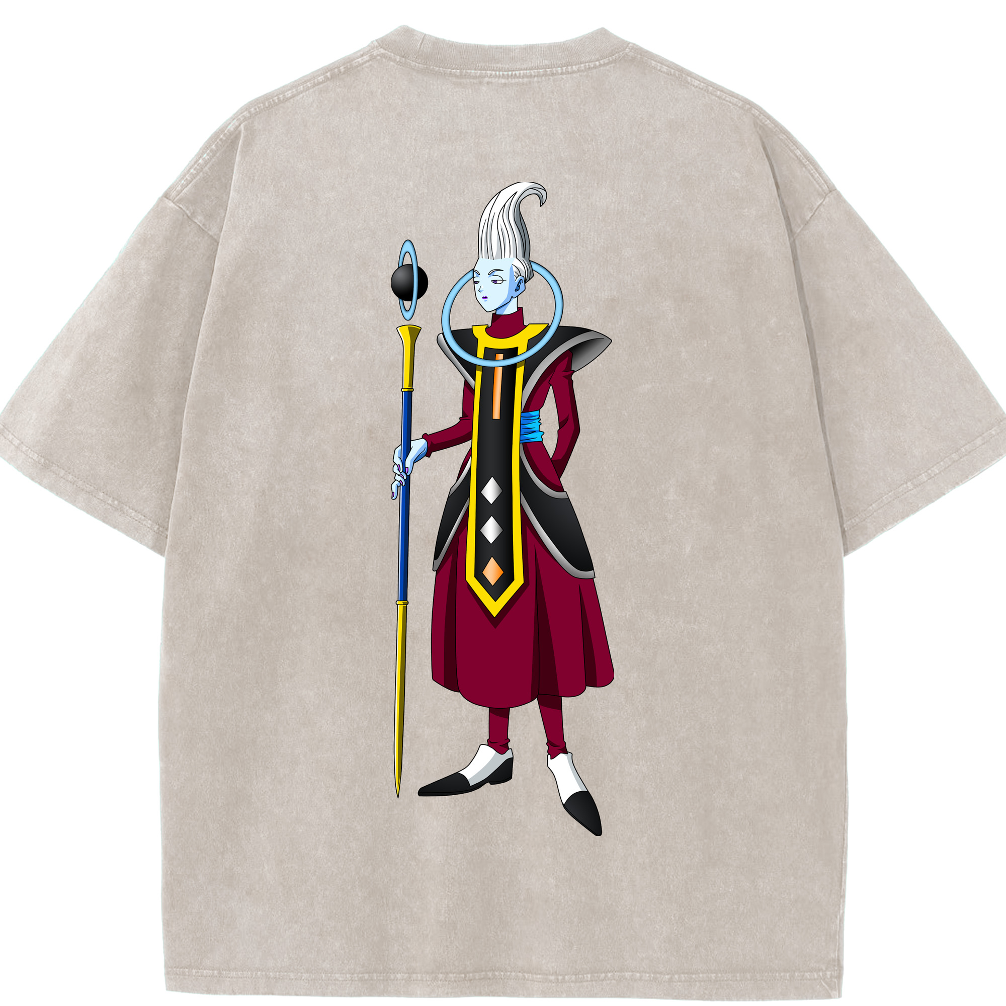 （画像用） ドラゴンボール DRAGON BALL 綿100% ヴィンテージ風 半袖Tシャツ（背面プリント）