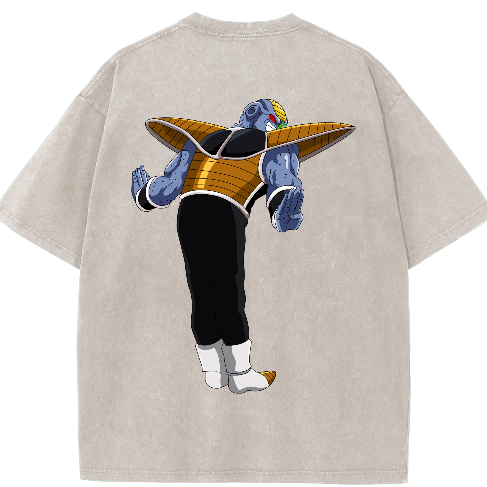 （画像用） ドラゴンボール DRAGON BALL 綿100% ヴィンテージ風 半袖Tシャツ（背面プリント）