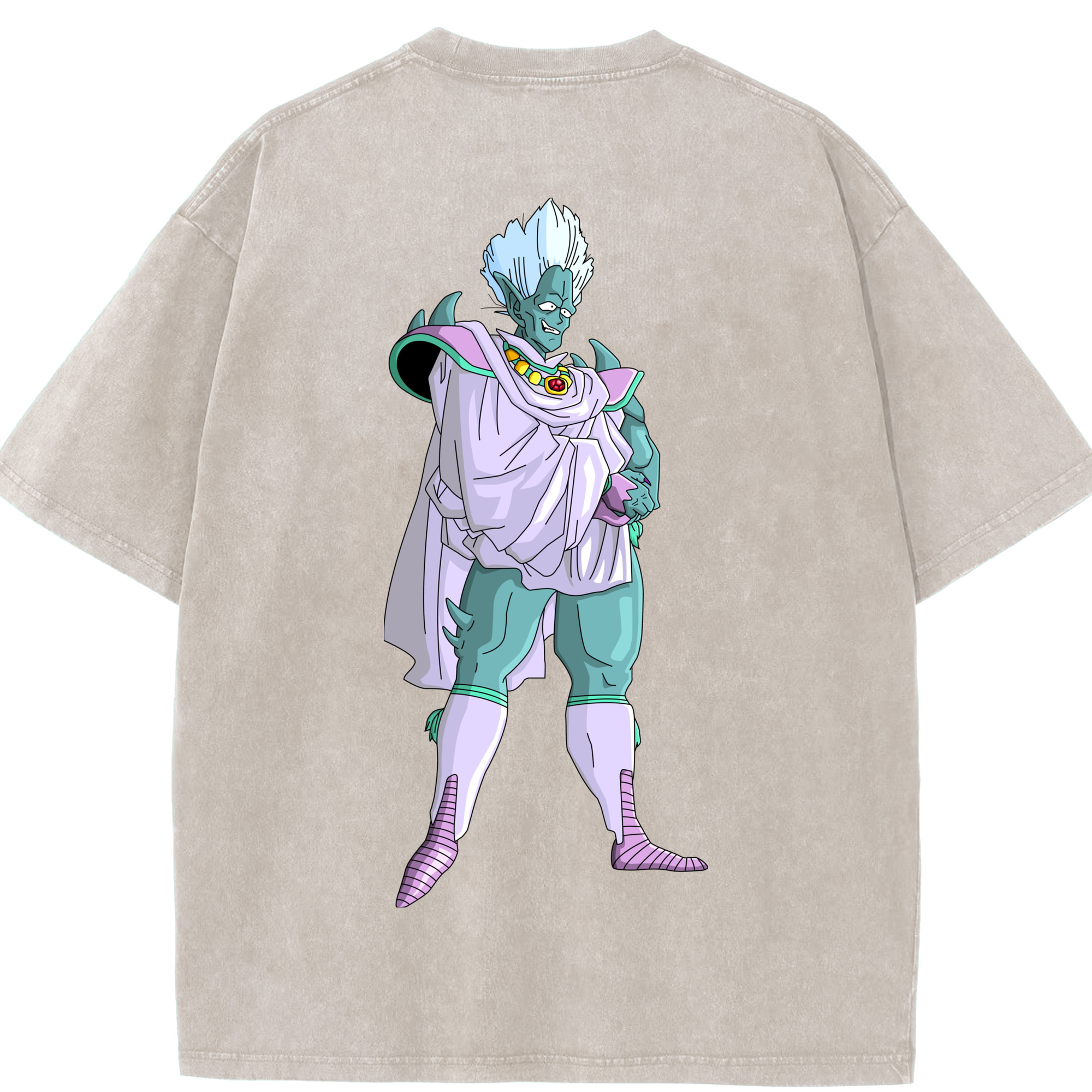 （画像用） ドラゴンボール DRAGON BALL 綿100% ヴィンテージ風 半袖Tシャツ（背面プリント）