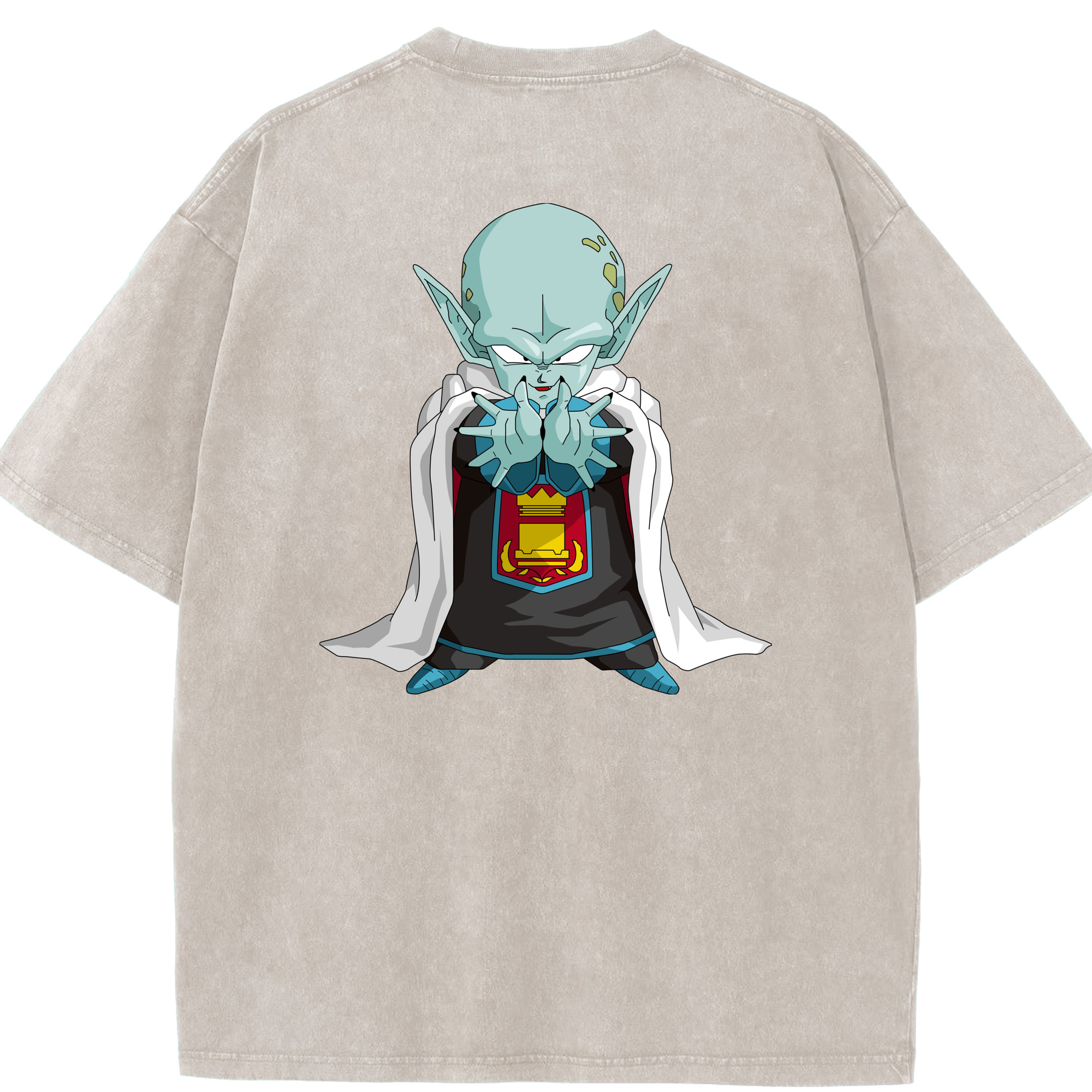 （画像用） ドラゴンボール DRAGON BALL 綿100% ヴィンテージ風 半袖Tシャツ（背面プリント）