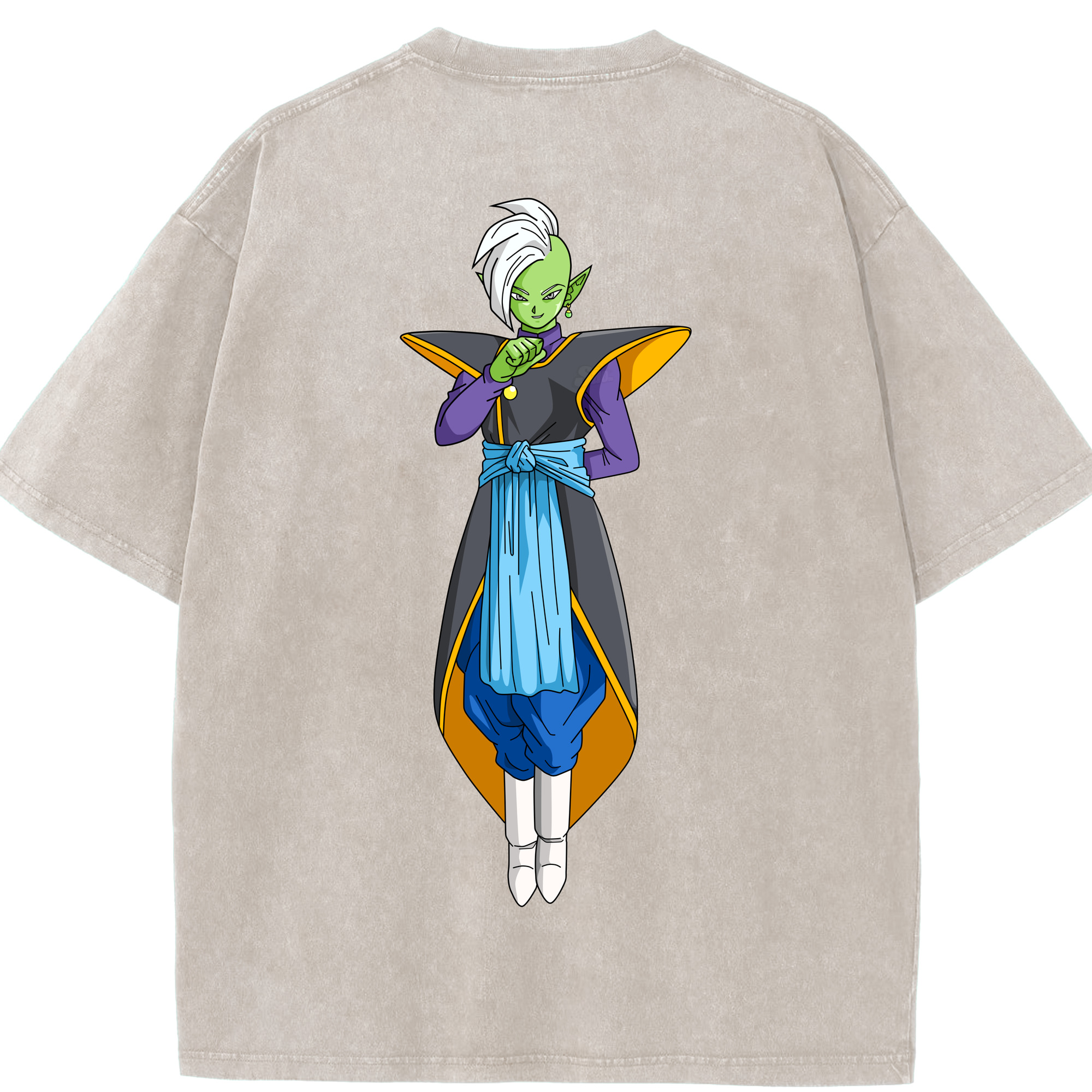 （画像用） ドラゴンボール DRAGON BALL 綿100% ヴィンテージ風 半袖Tシャツ（背面プリント）