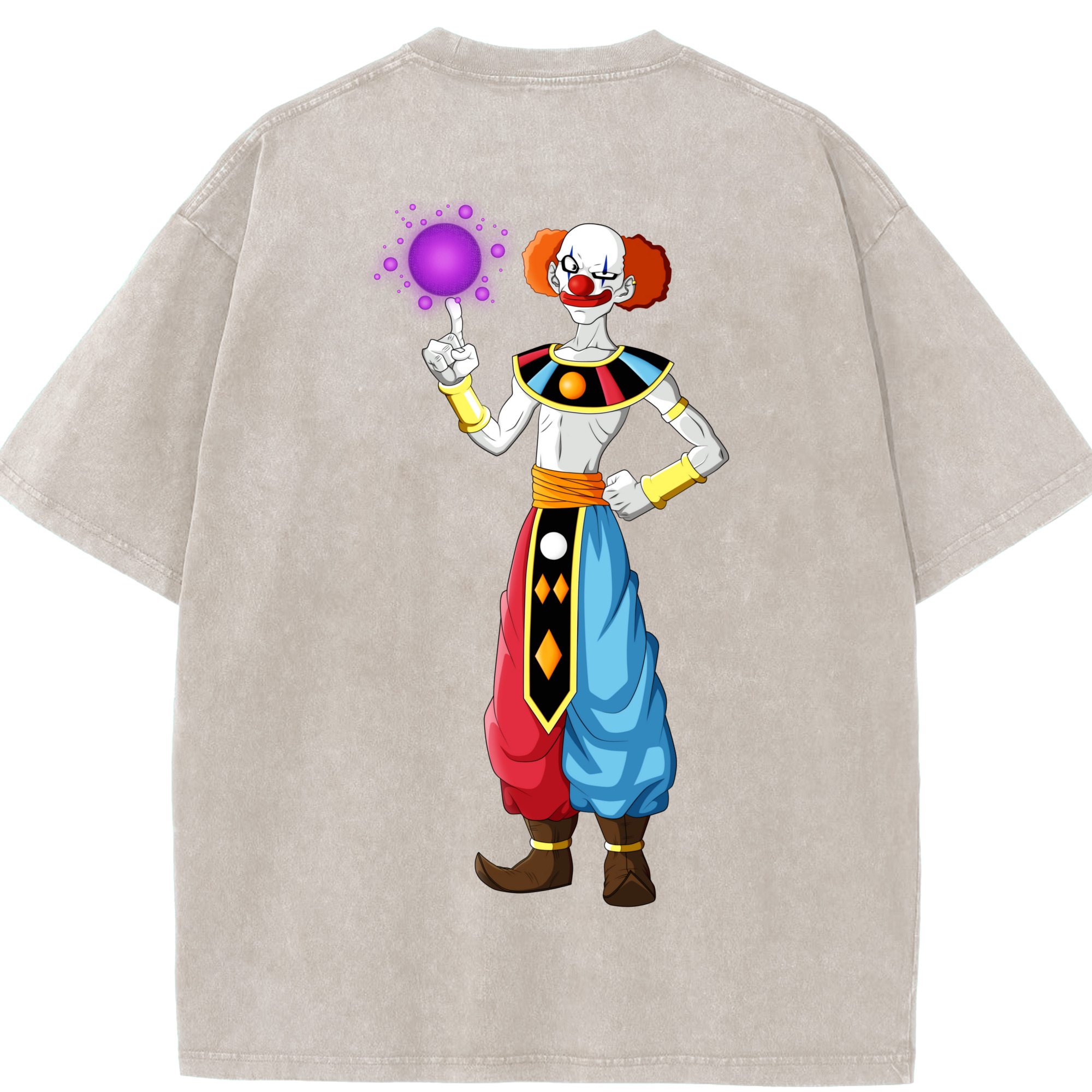 （画像用） ドラゴンボール DRAGON BALL 綿100% ヴィンテージ風 半袖Tシャツ（背面プリント）