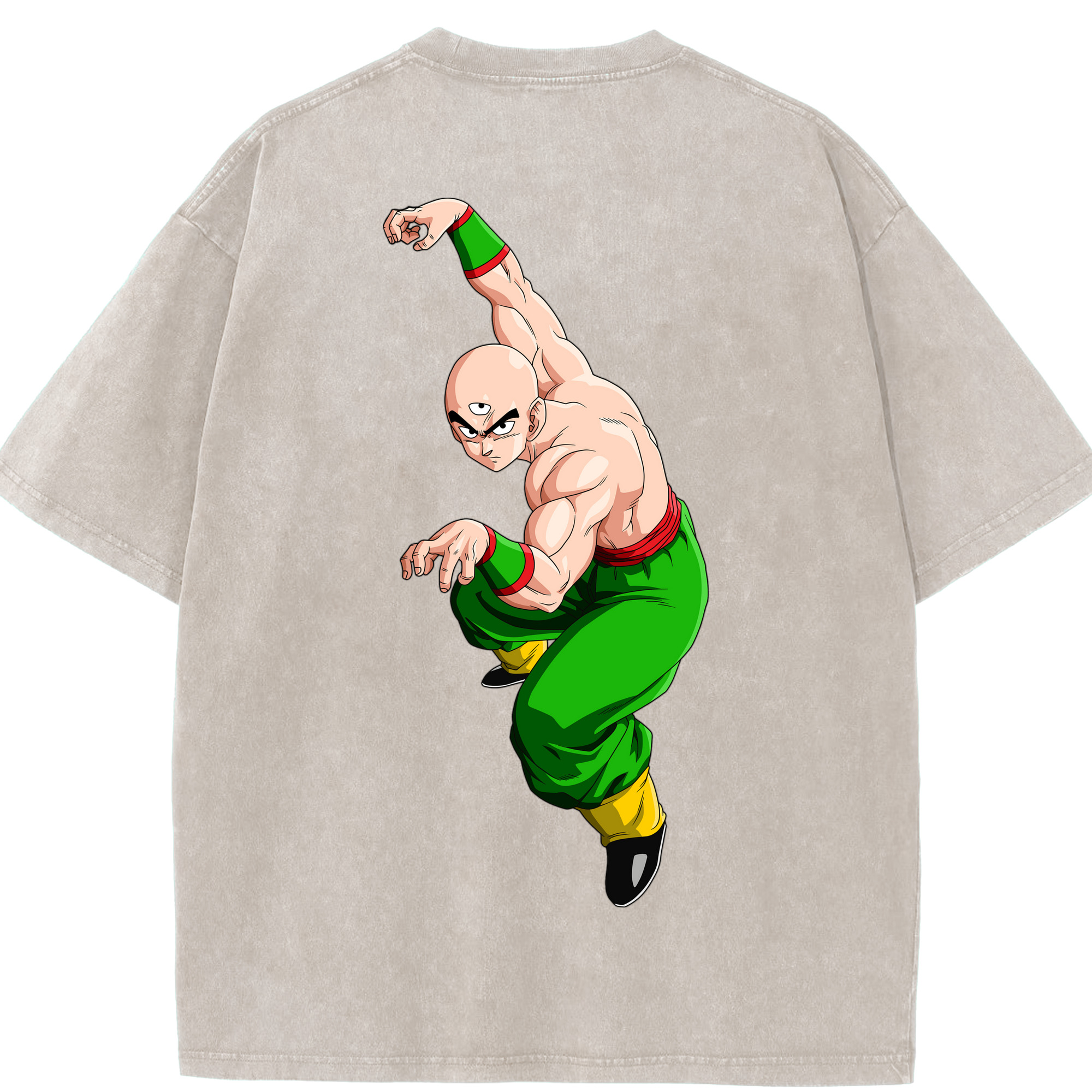 （画像用） ドラゴンボール DRAGON BALL 綿100% ヴィンテージ風 半袖Tシャツ（背面プリント）