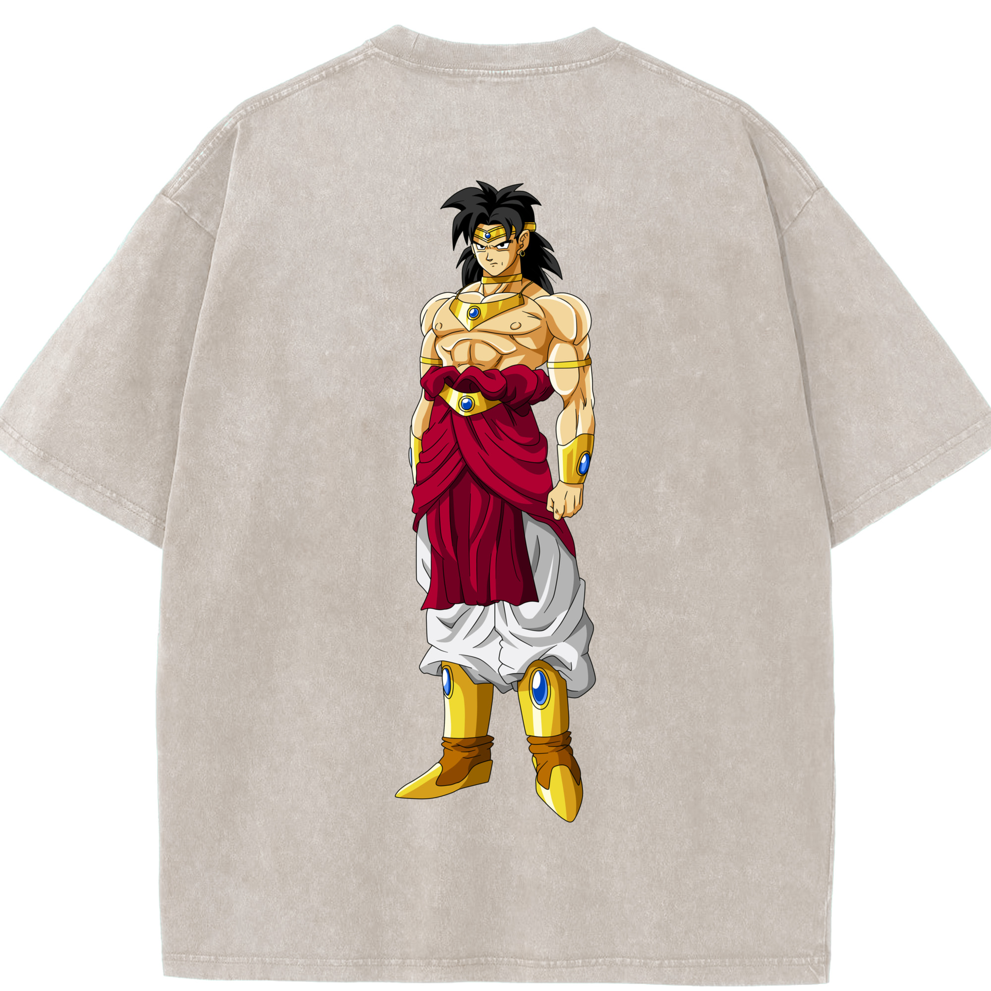 （画像用） ドラゴンボール DRAGON BALL 綿100% ヴィンテージ風 半袖Tシャツ（背面プリント）