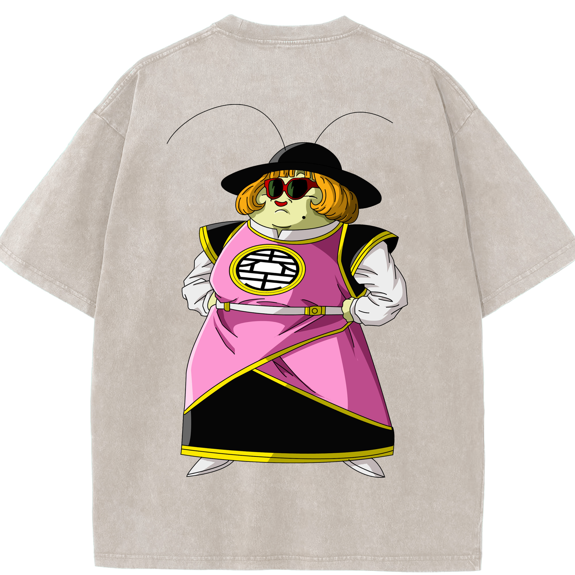 （画像用） ドラゴンボール DRAGON BALL 綿100% ヴィンテージ風 半袖Tシャツ（背面プリント）