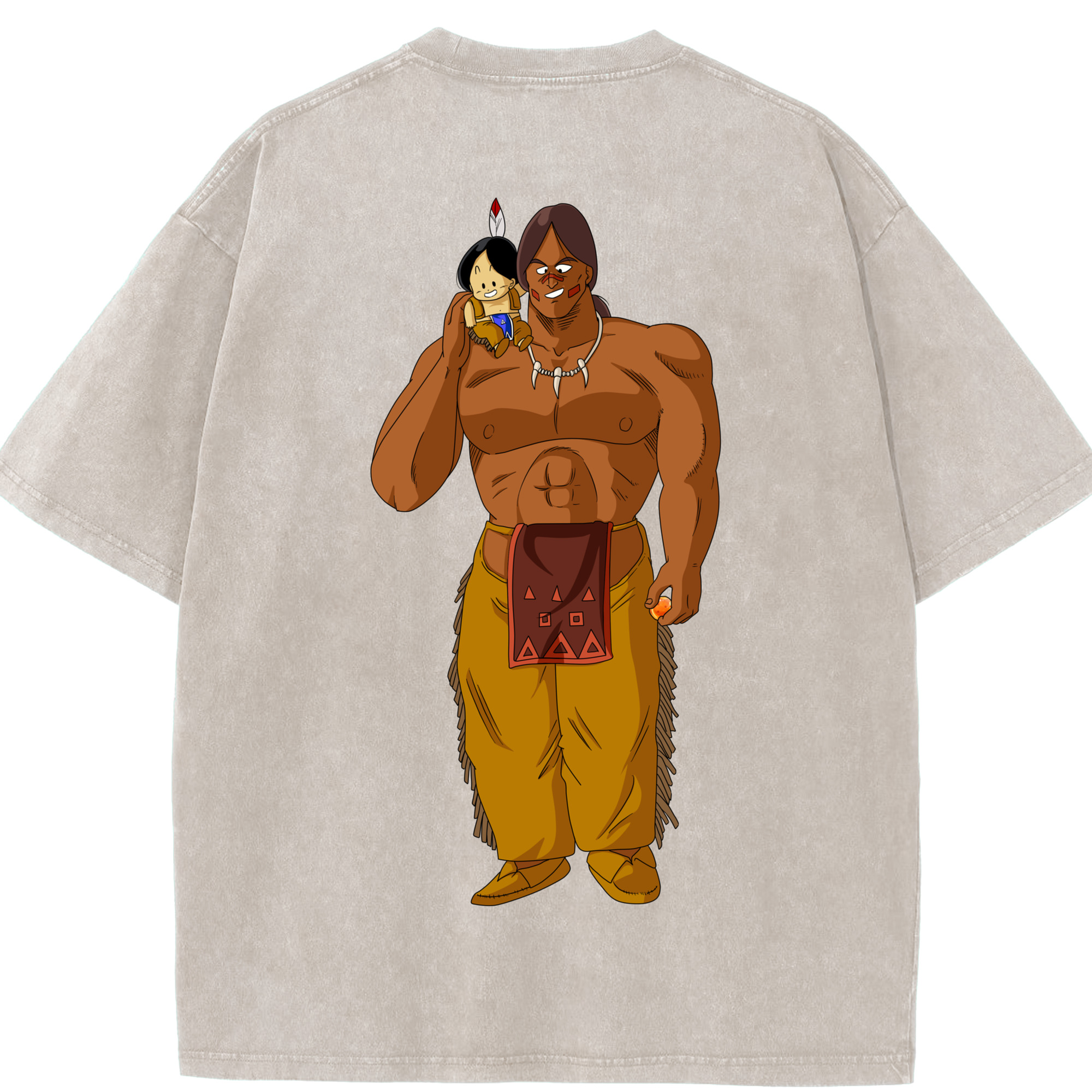 （画像用） ドラゴンボール DRAGON BALL 綿100% ヴィンテージ風 半袖Tシャツ（背面プリント）