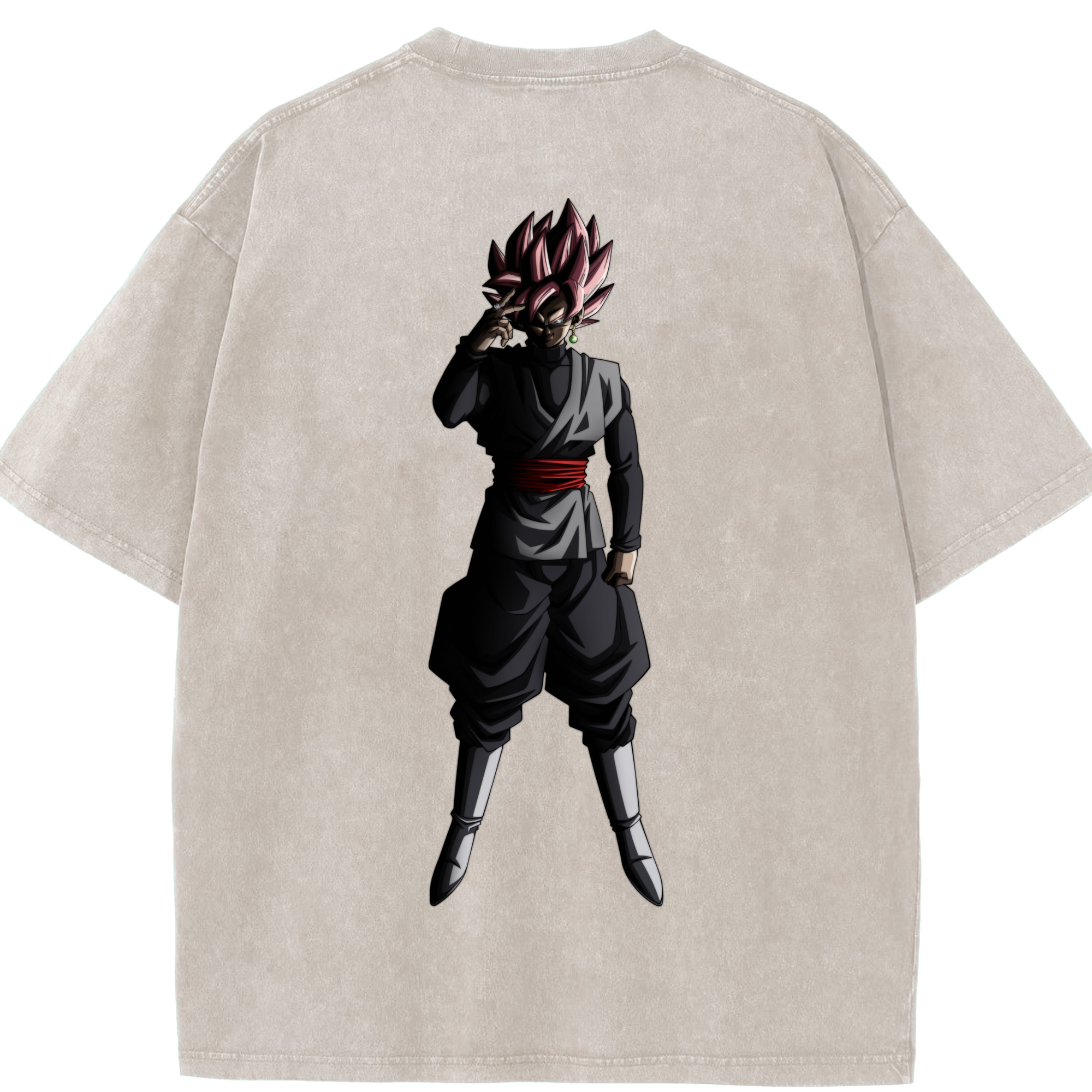 （画像用） ドラゴンボール ベジット DRAGON BALL Vegetto 綿100% ヴィンテージ風 半袖Tシャツ（背面プリント）