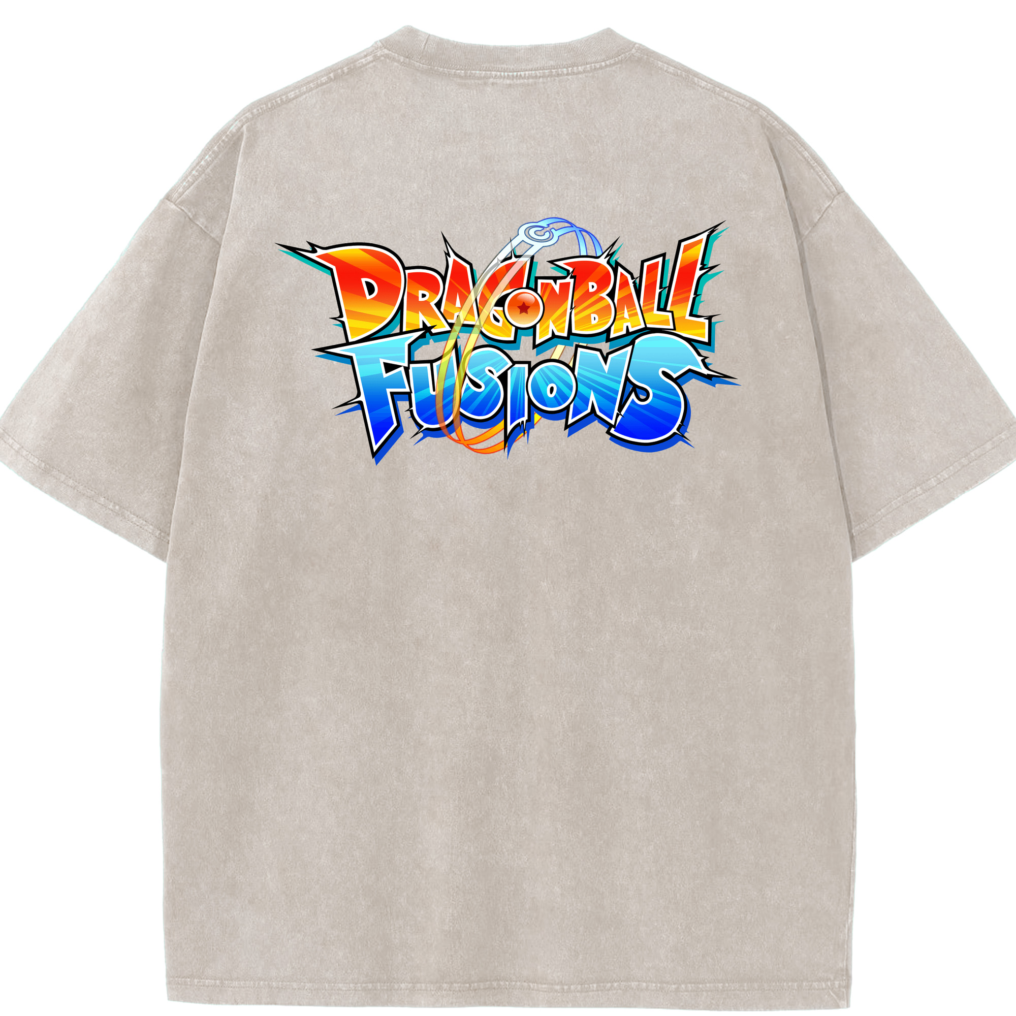 （画像用） ドラゴンボール DRAGON BALL 綿100% ヴィンテージ風 半袖Tシャツ（背面プリント）