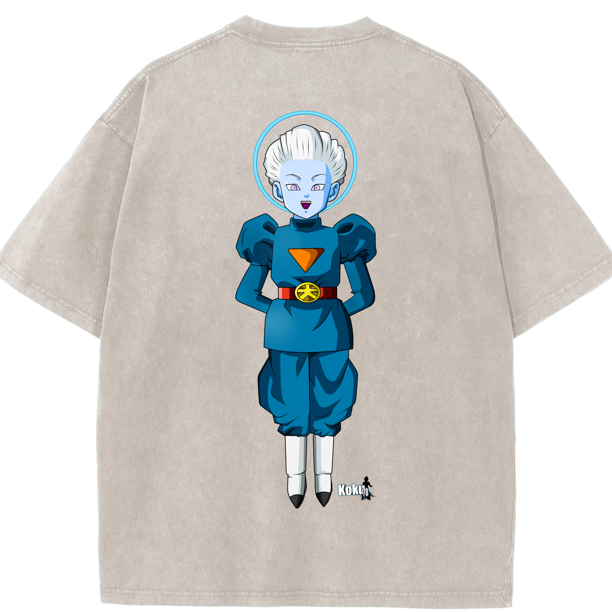 （画像用） ドラゴンボール DRAGON BALL 綿100% ヴィンテージ風 半袖Tシャツ（背面プリント）