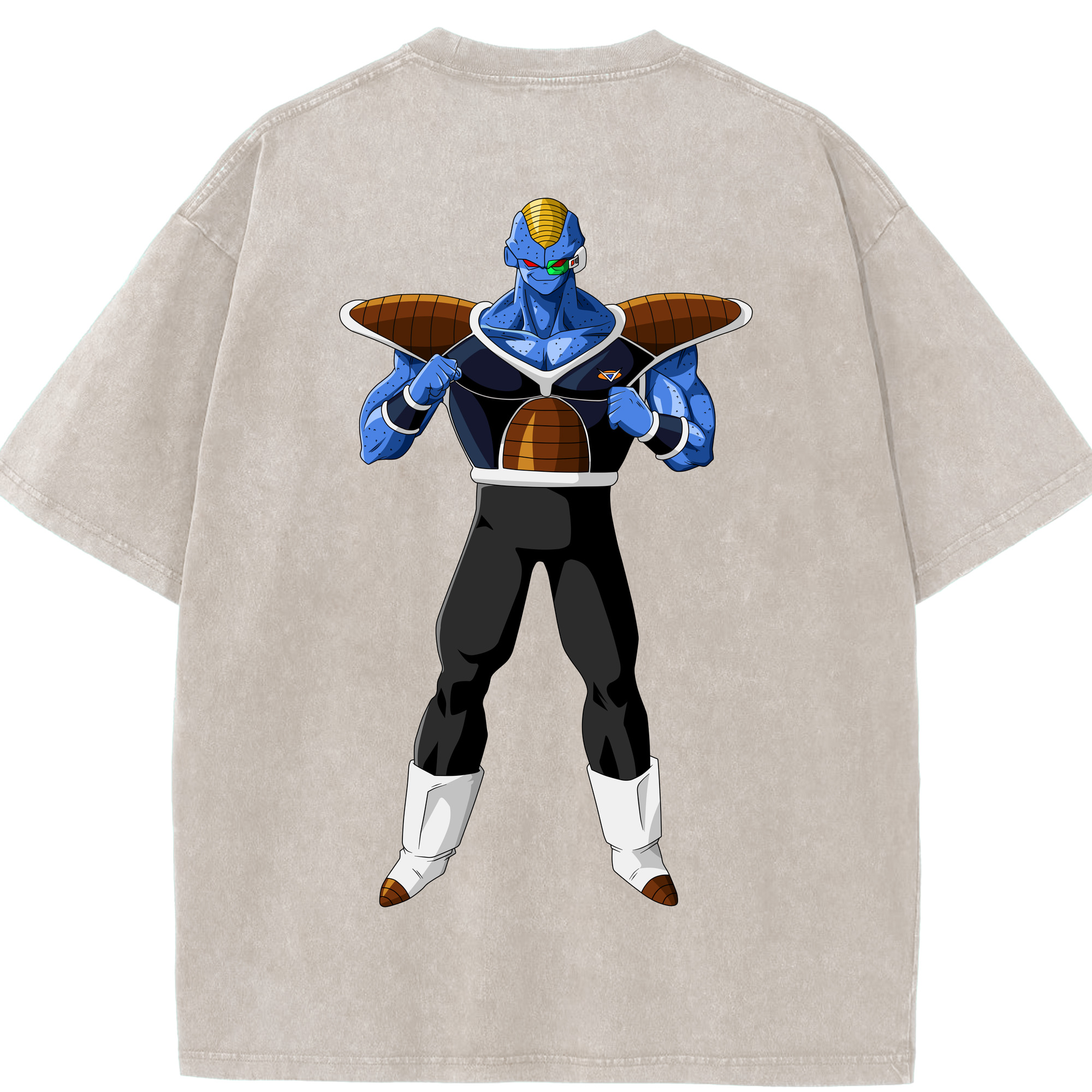 （画像用） ドラゴンボール DRAGON BALL 綿100% ヴィンテージ風 半袖Tシャツ（背面プリント）