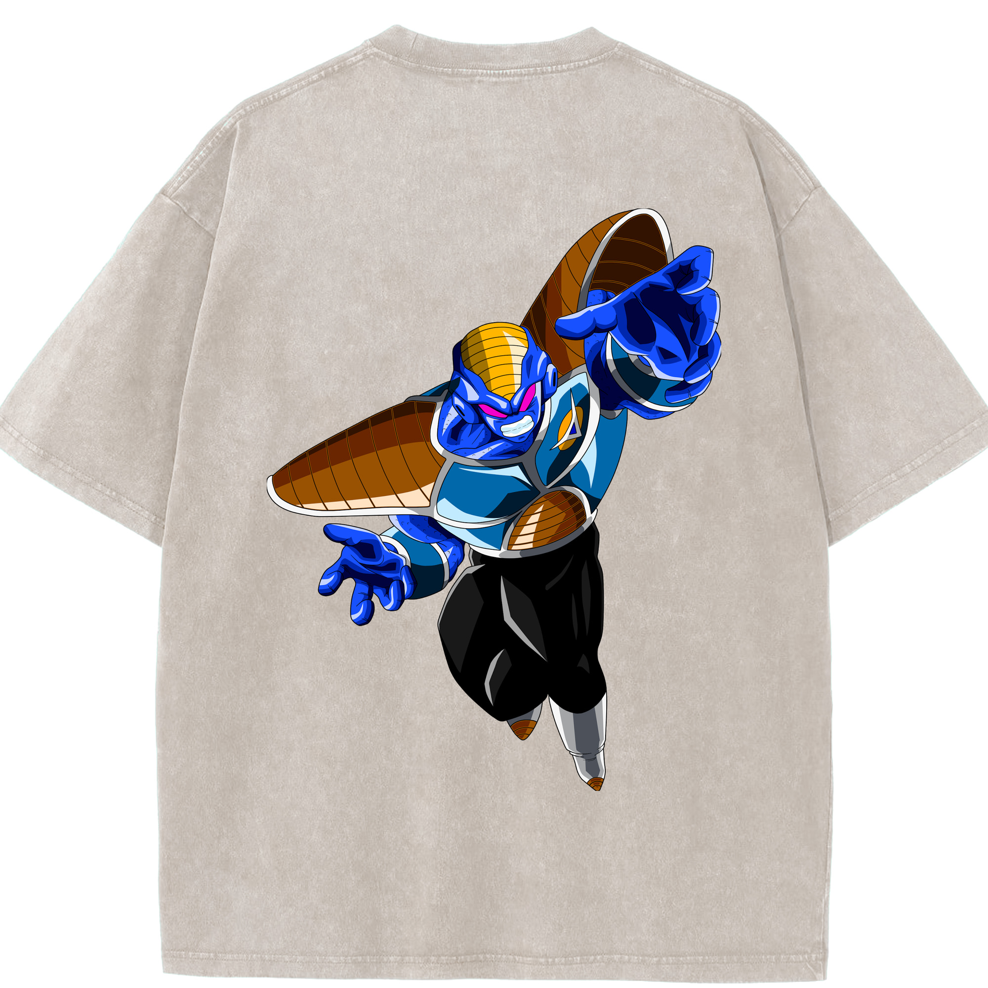 （画像用） ドラゴンボール DRAGON BALL 綿100% ヴィンテージ風 半袖Tシャツ（背面プリント）