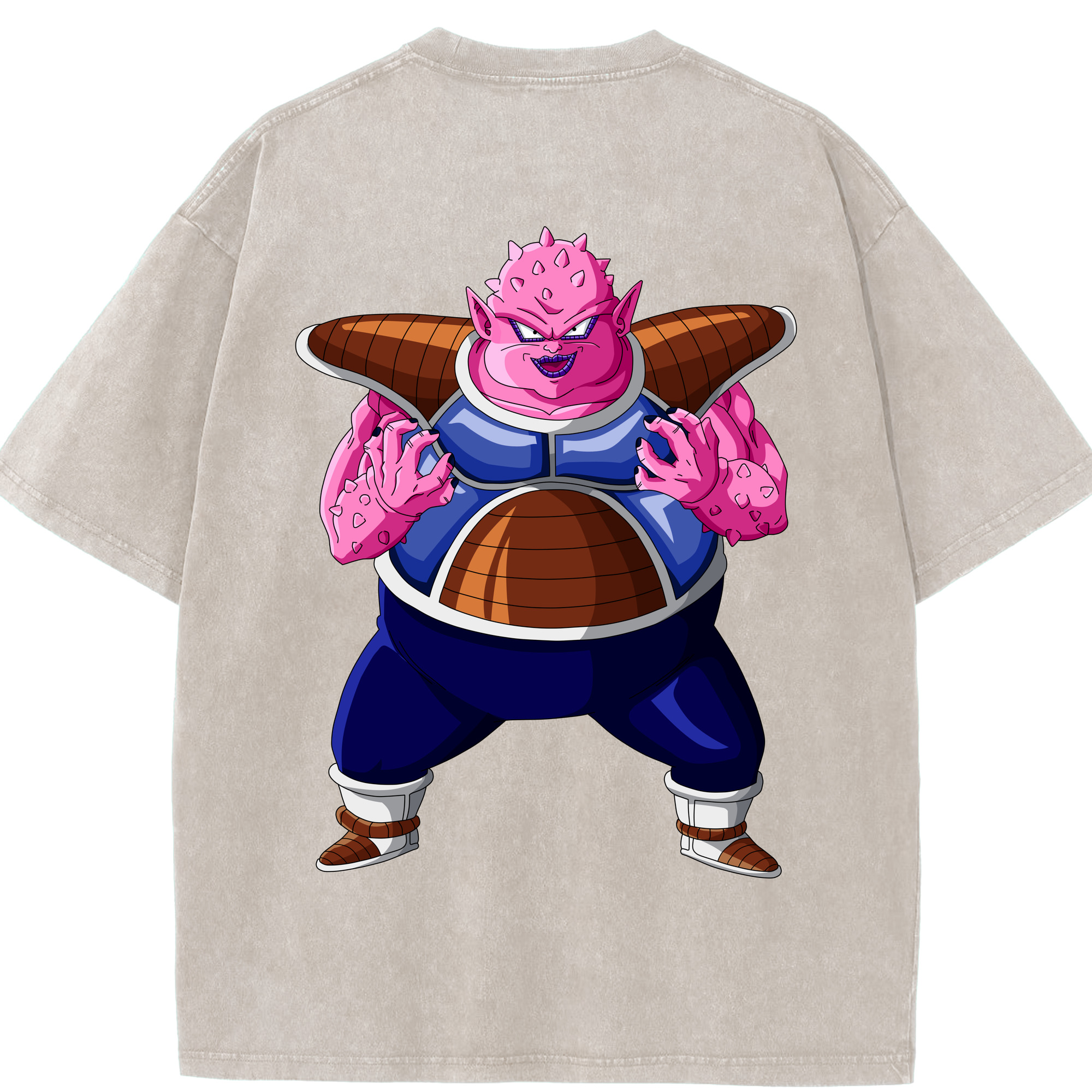 （画像用） ドラゴンボール DRAGON BALL 綿100% ヴィンテージ風 半袖Tシャツ（背面プリント）
