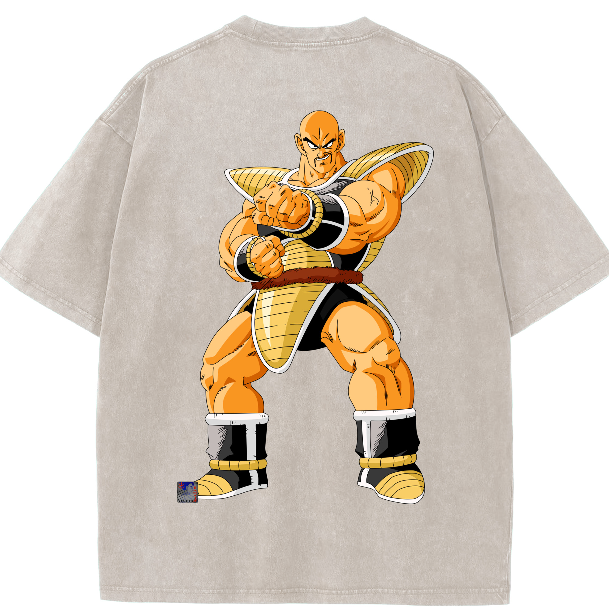 （画像用） ドラゴンボール DRAGON BALL 綿100% ヴィンテージ風 半袖Tシャツ（背面プリント）