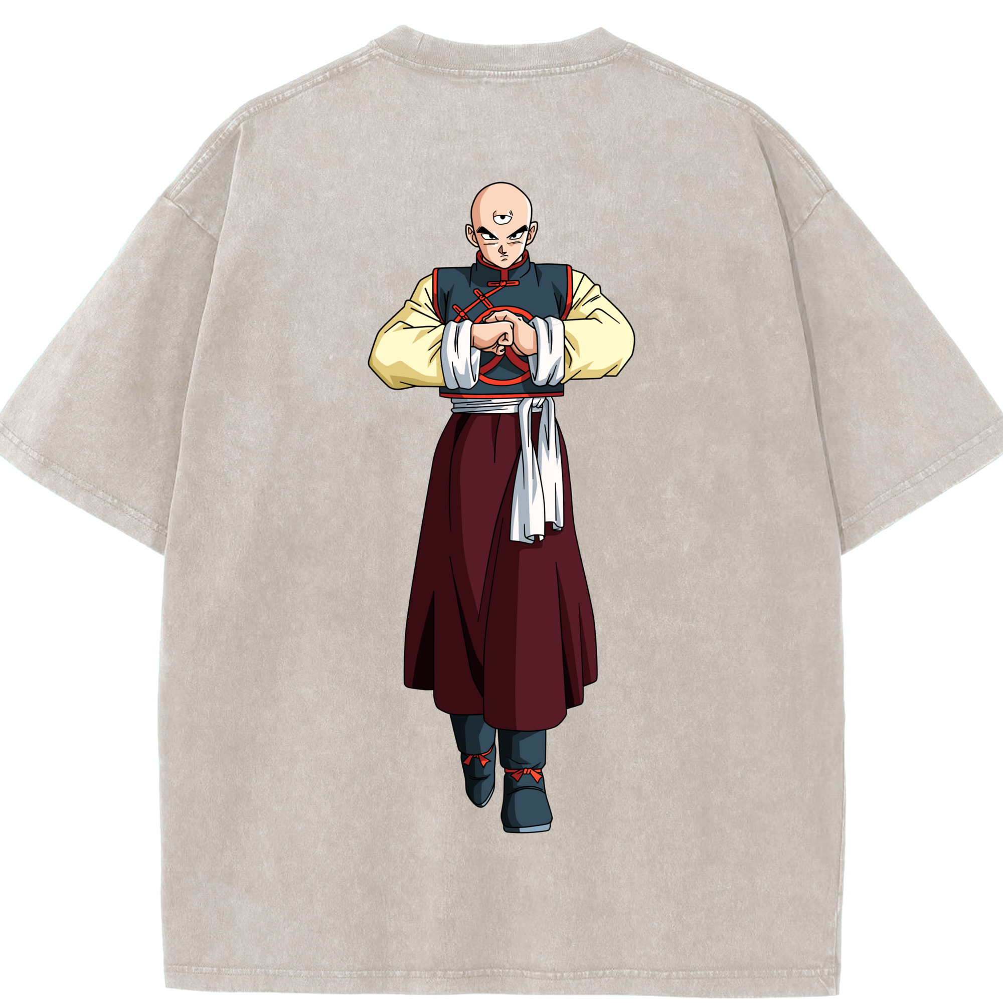 （画像用） ドラゴンボール DRAGON BALL 綿100% ヴィンテージ風 半袖Tシャツ（背面プリント）