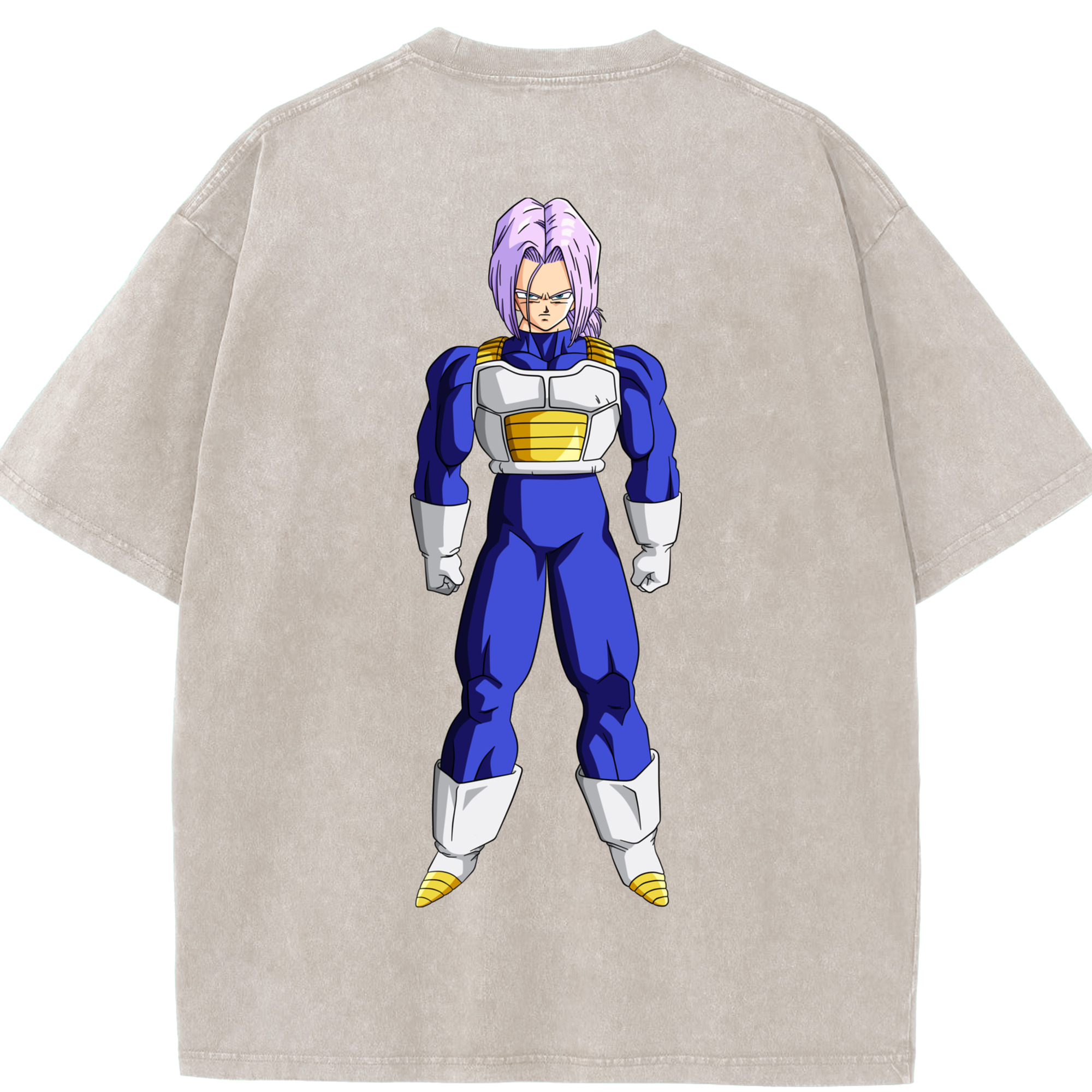 （画像用） ドラゴンボール DRAGON BALL 綿100% ヴィンテージ風 半袖Tシャツ（背面プリント）