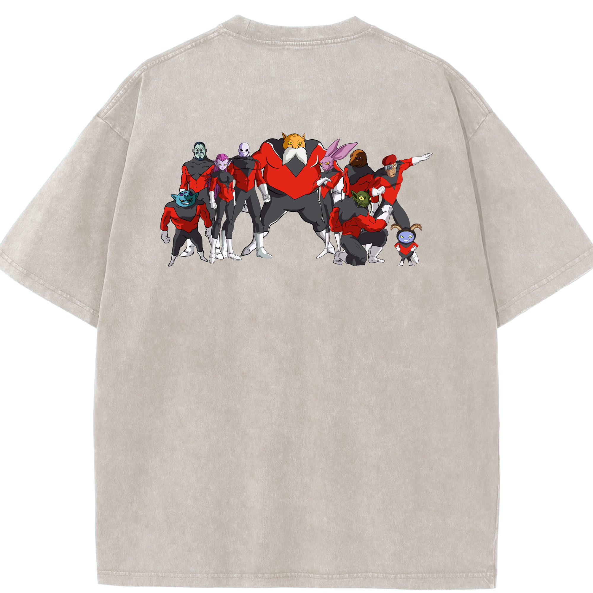 （画像用） ドラゴンボール DRAGON BALL 綿100% ヴィンテージ風 半袖Tシャツ（背面プリント）