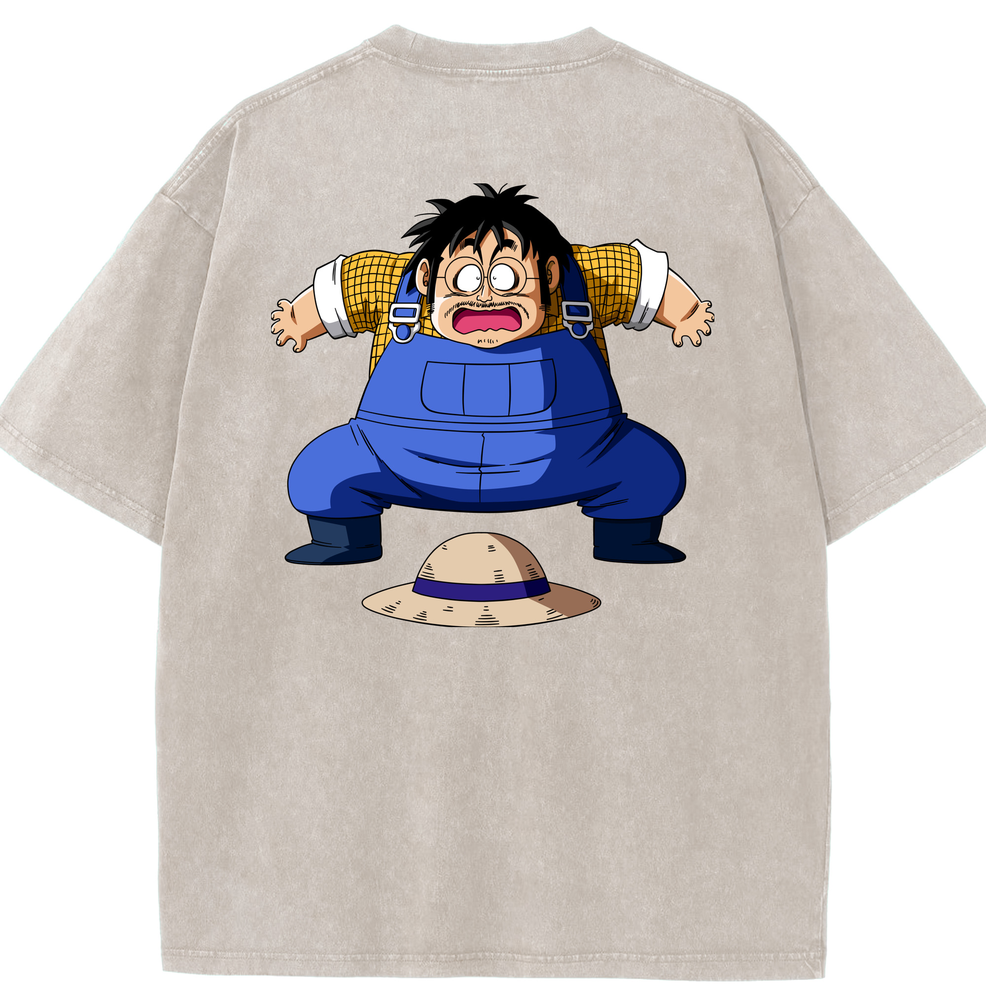 （画像用） ドラゴンボール DRAGON BALL 綿100% ヴィンテージ風 半袖Tシャツ（背面プリント）