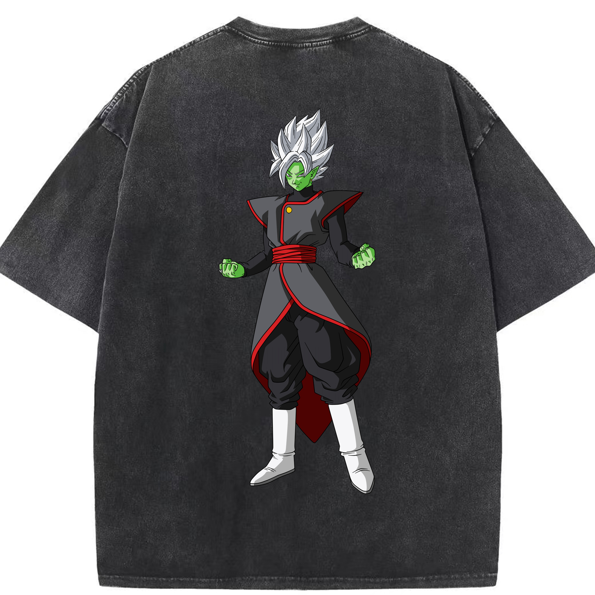 （画像用） ドラゴンボール ベジット DRAGON BALL Vegetto 綿100% ヴィンテージ風 半袖Tシャツ（背面プリント）