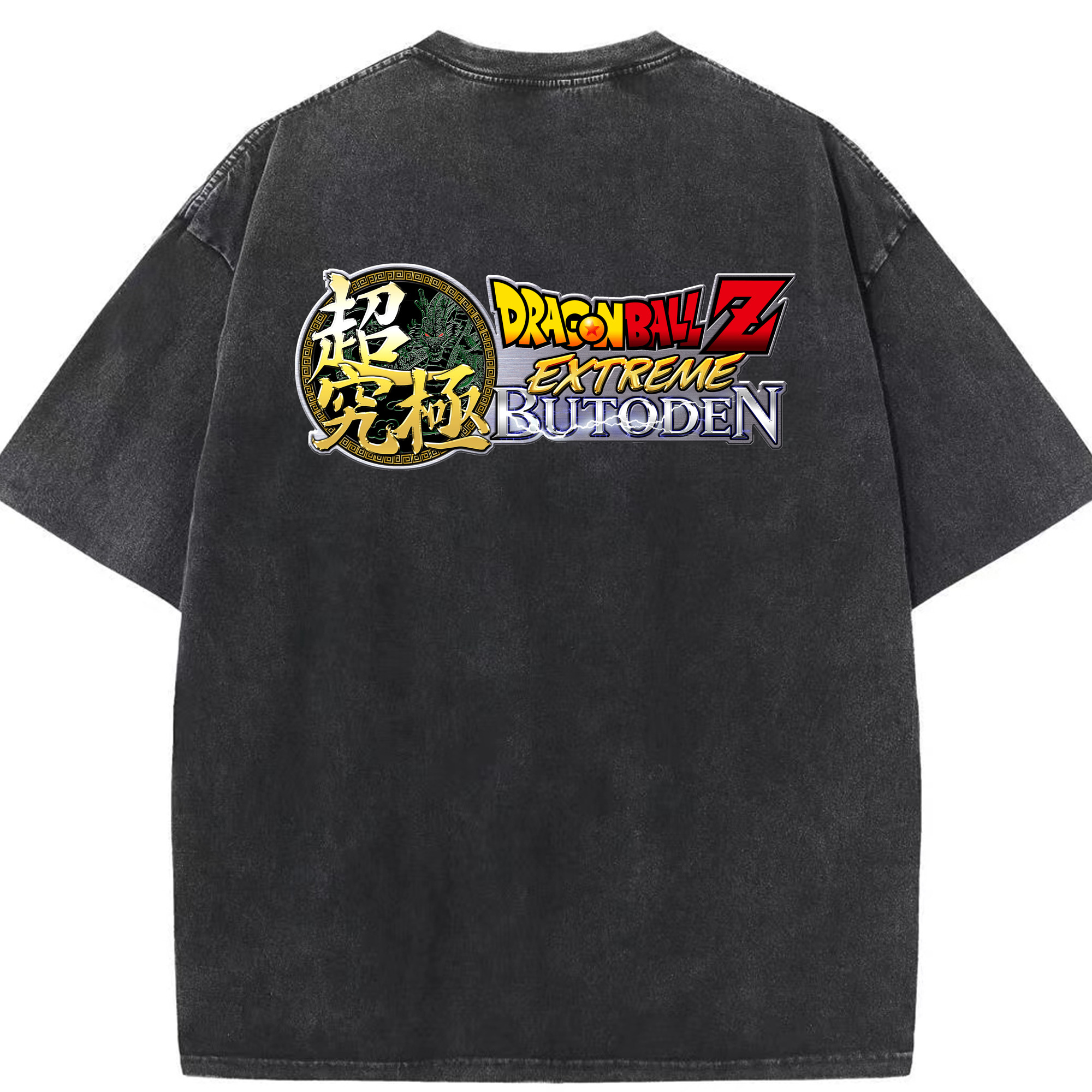 （画像用） ドラゴンボール DRAGON BALL 綿100% ヴィンテージ風 半袖Tシャツ（背面プリント）