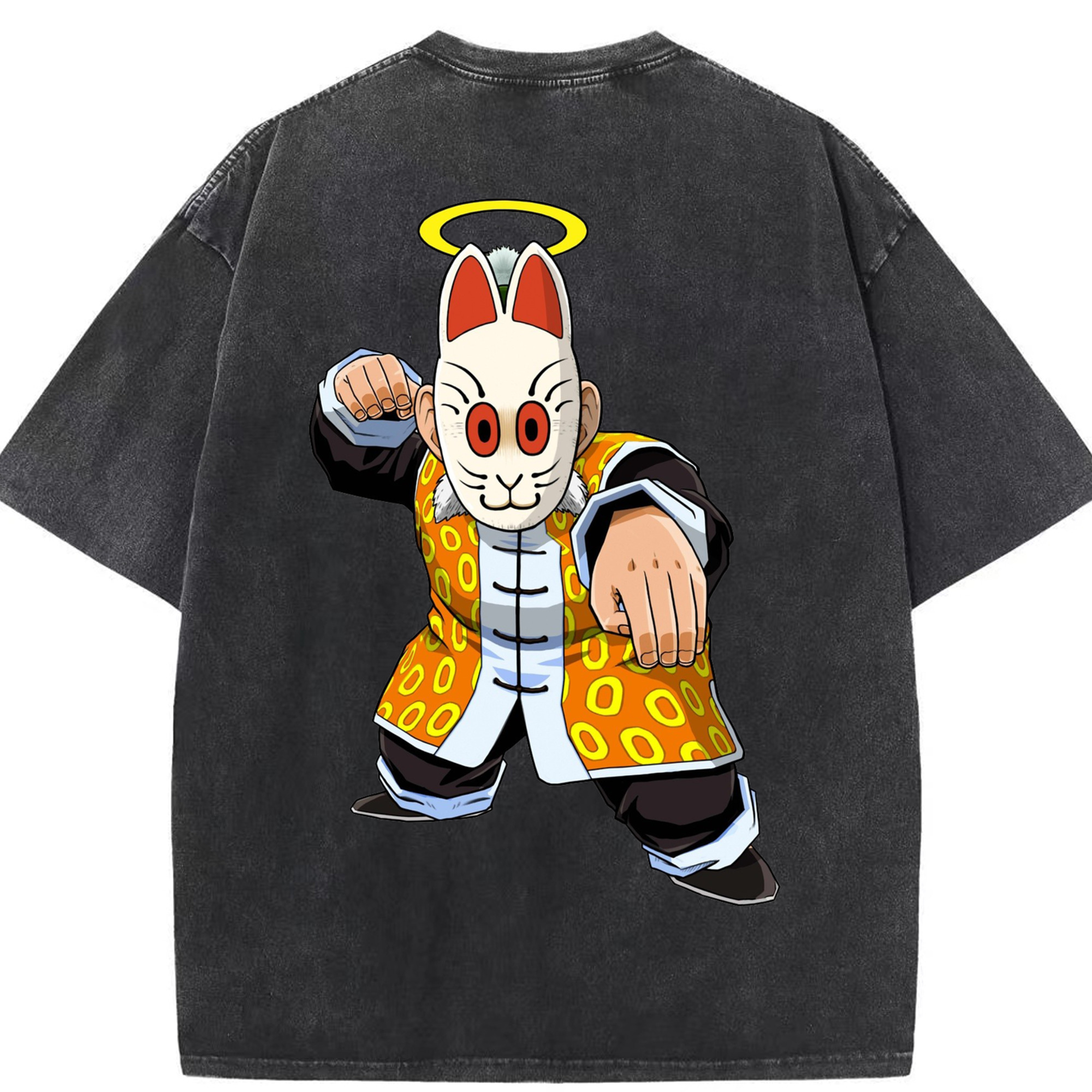 （画像用） ドラゴンボール DRAGON BALL 綿100% ヴィンテージ風 半袖Tシャツ（背面プリント）