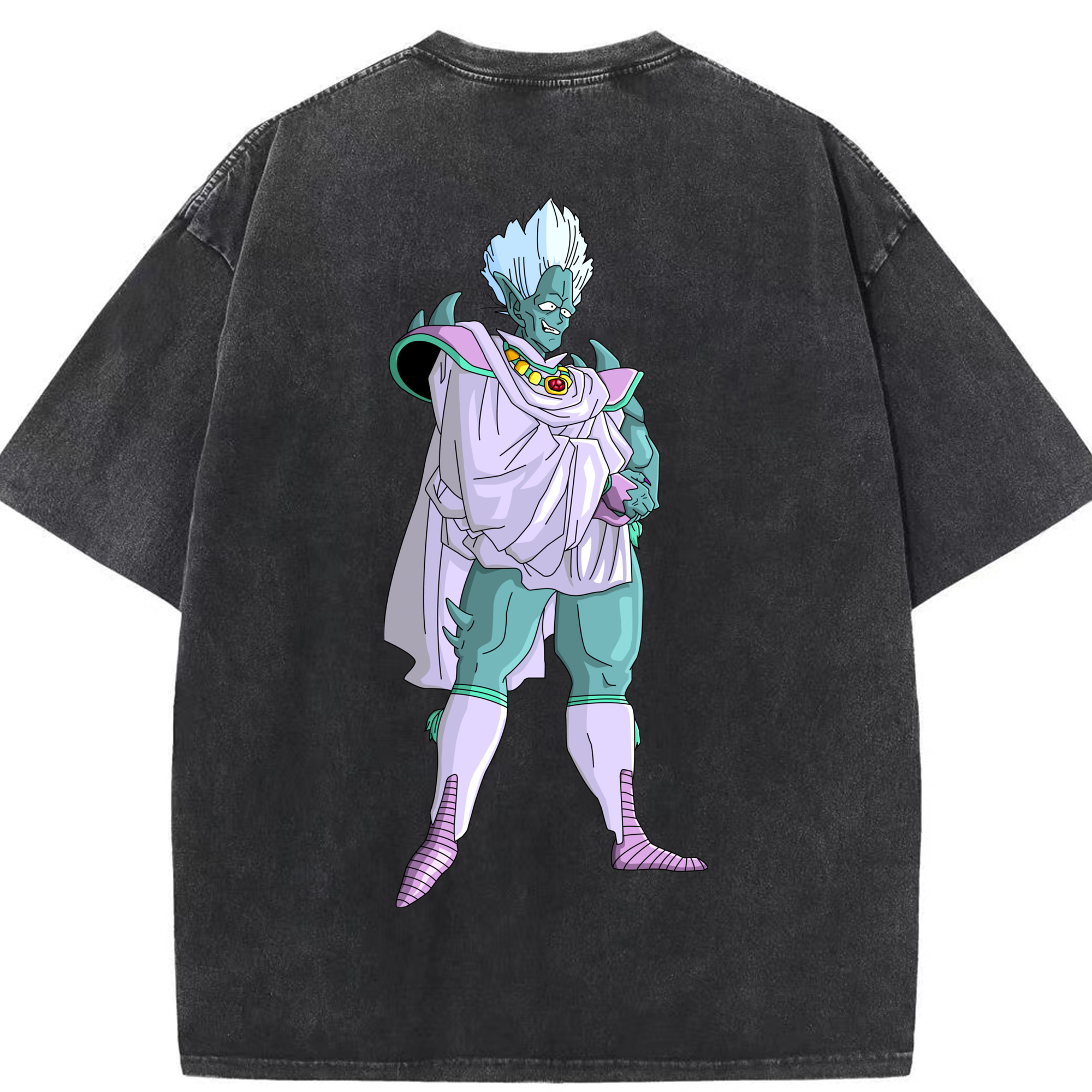 （画像用） ドラゴンボール DRAGON BALL 綿100% ヴィンテージ風 半袖Tシャツ（背面プリント）