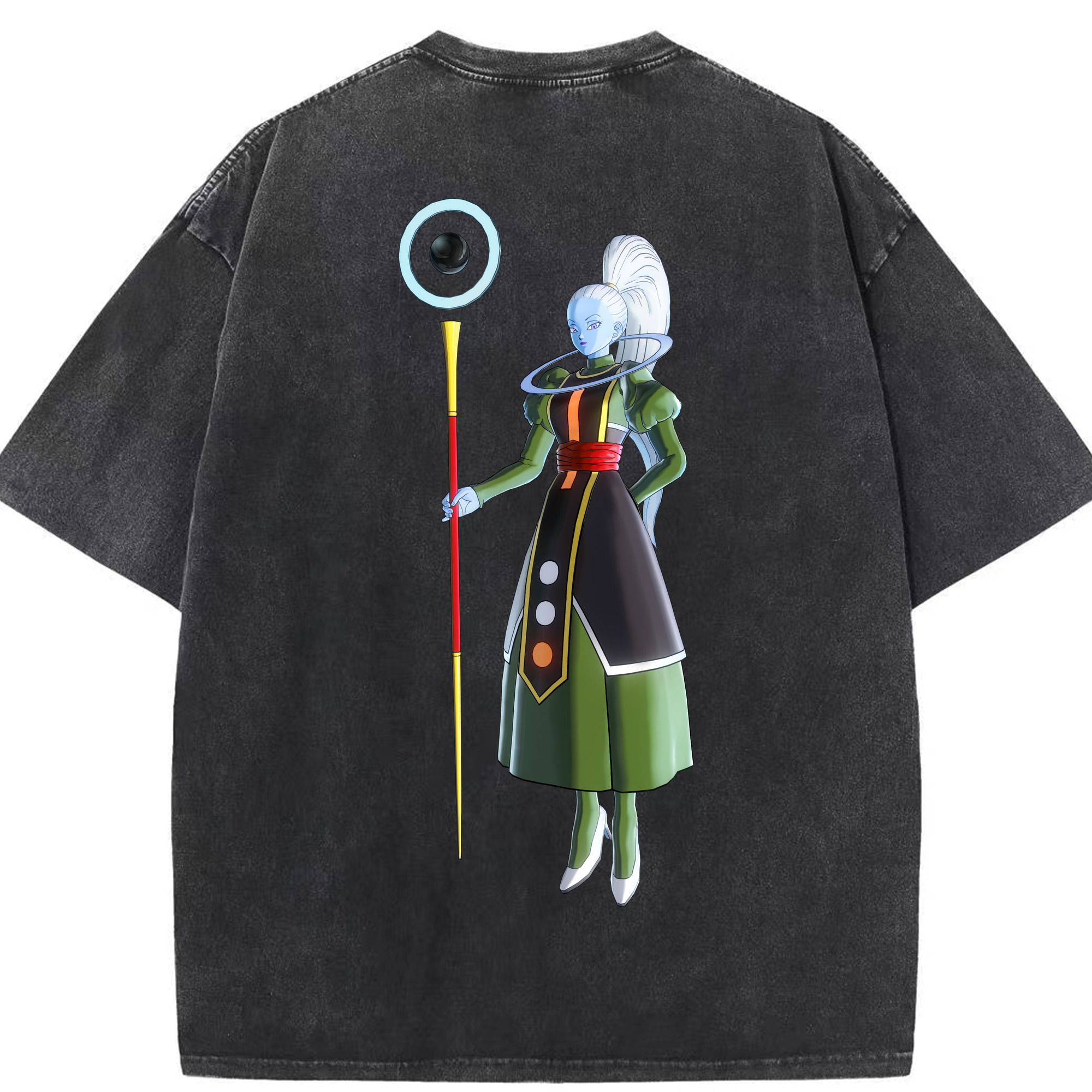 （画像用） ドラゴンボール DRAGON BALL 綿100% ヴィンテージ風 半袖Tシャツ（背面プリント）