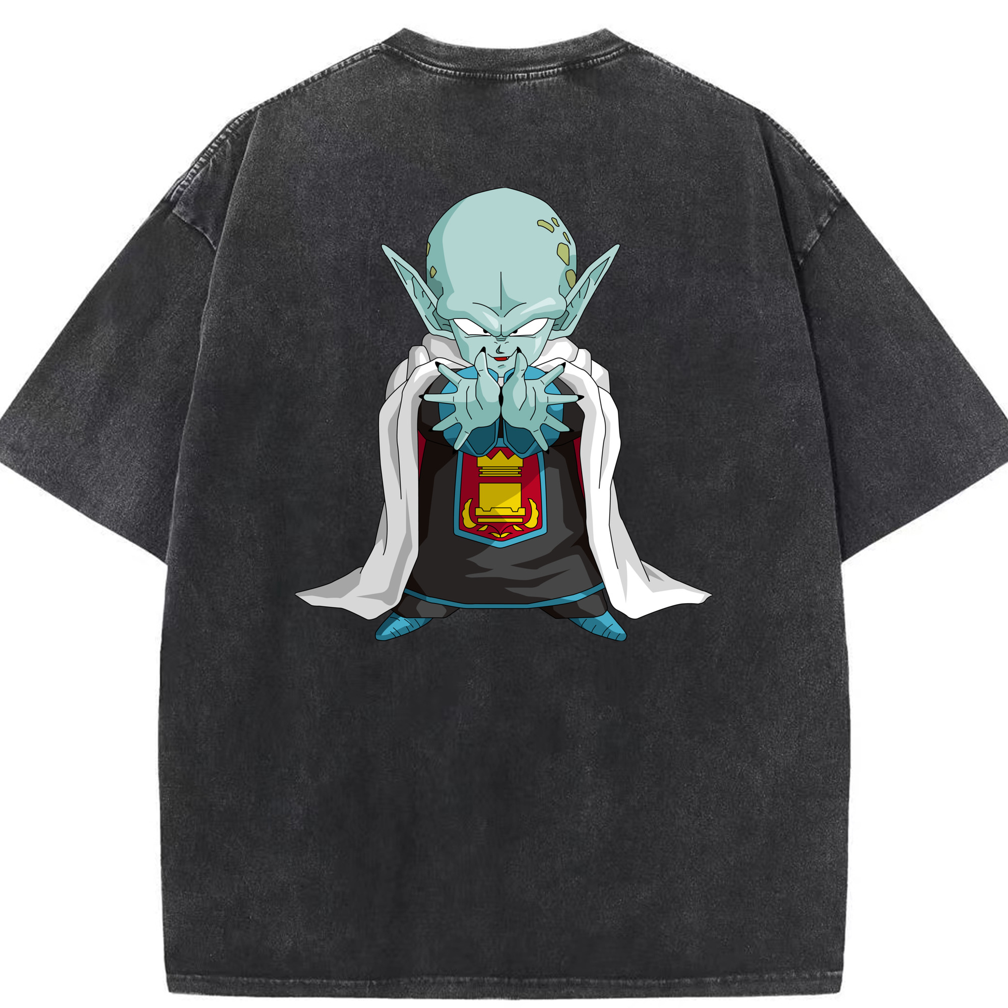 （画像用） ドラゴンボール DRAGON BALL 綿100% ヴィンテージ風 半袖Tシャツ（背面プリント）