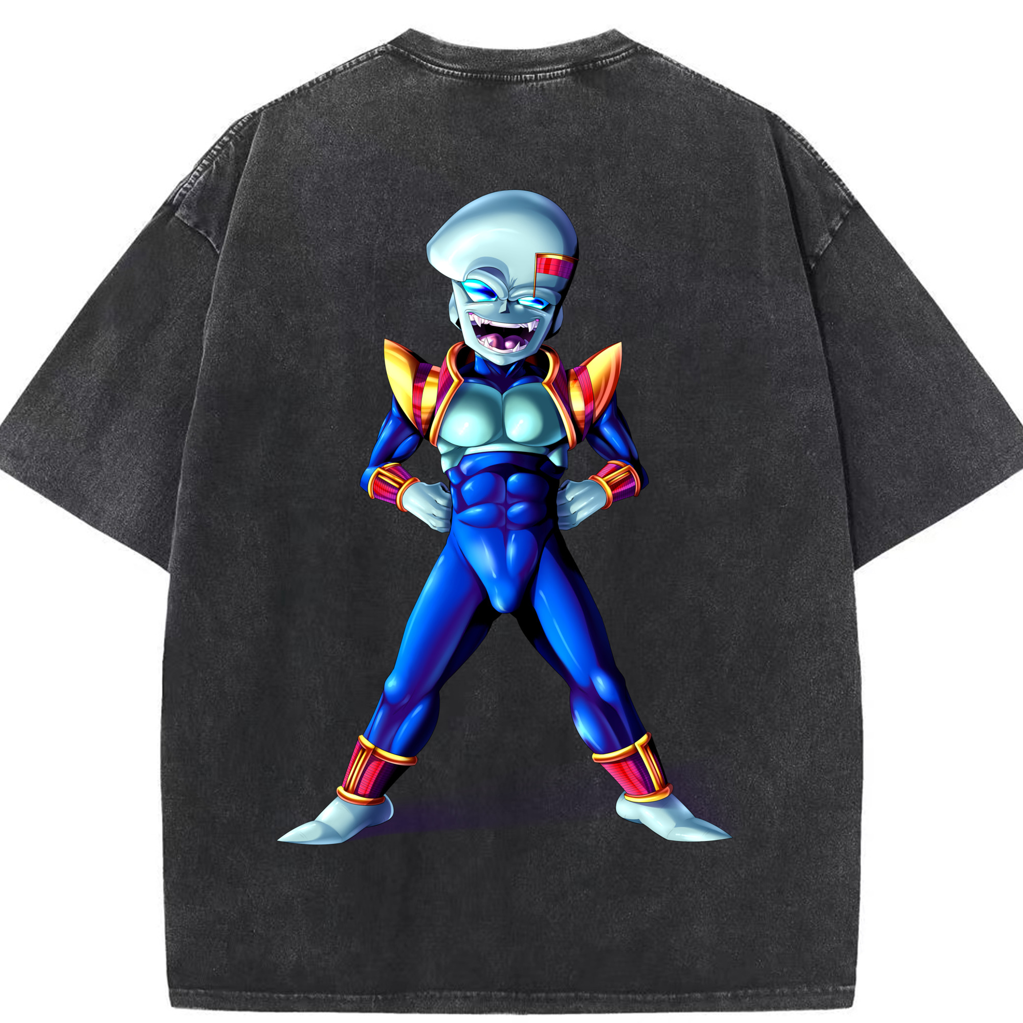 （画像用） ドラゴンボール DRAGON BALL 綿100% ヴィンテージ風 半袖Tシャツ（背面プリント）