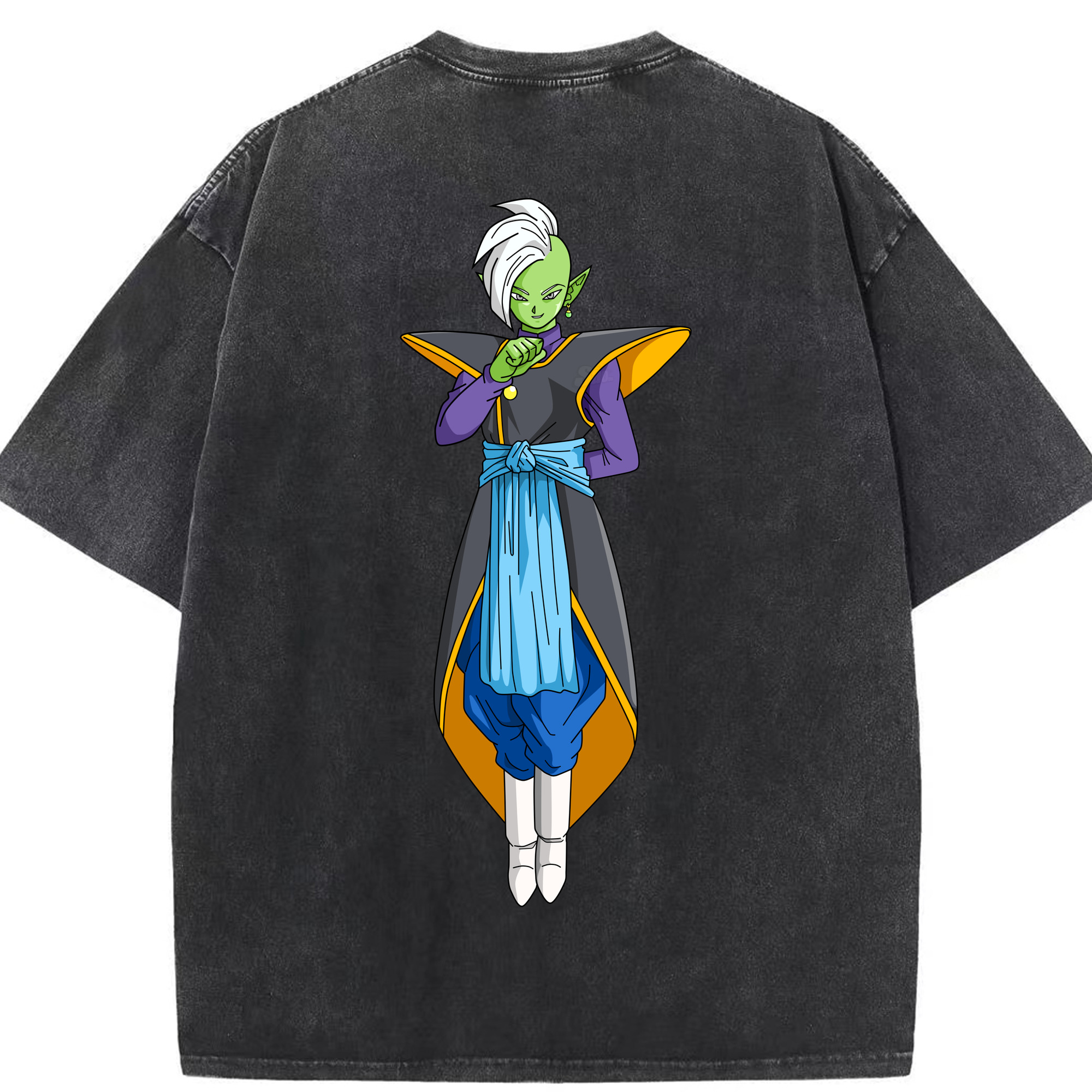 （画像用） ドラゴンボール DRAGON BALL 綿100% ヴィンテージ風 半袖Tシャツ（背面プリント）
