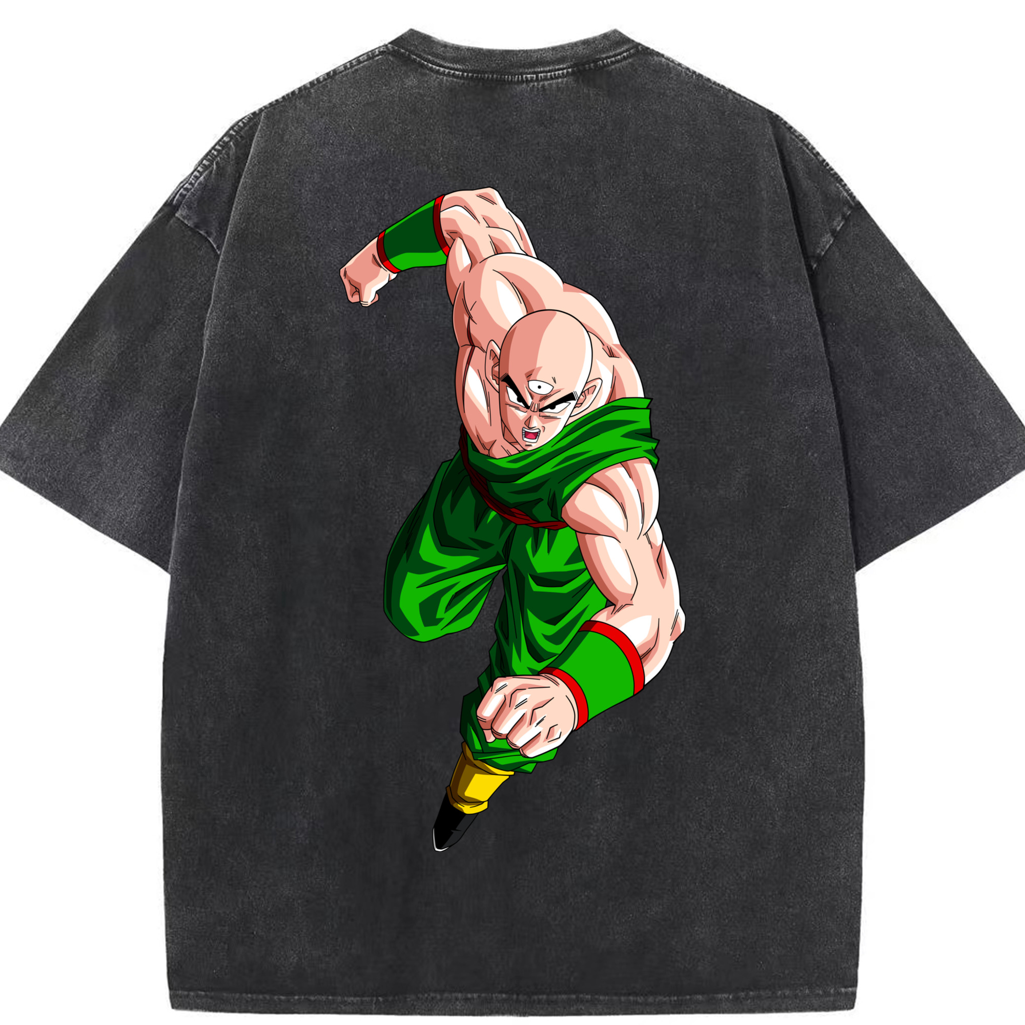 （画像用） ドラゴンボール DRAGON BALL 綿100% ヴィンテージ風 半袖Tシャツ（背面プリント）