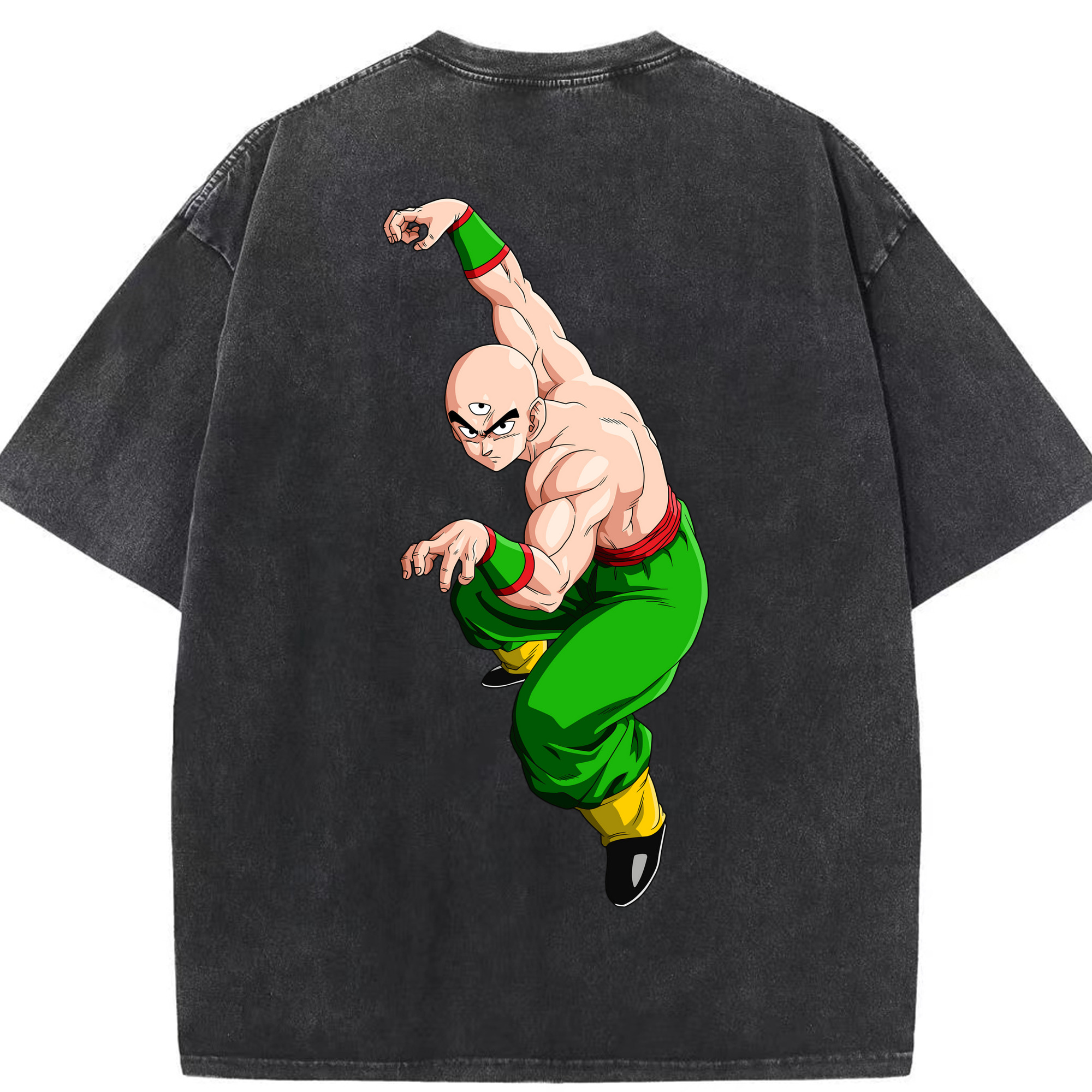 （画像用） ドラゴンボール DRAGON BALL 綿100% ヴィンテージ風 半袖Tシャツ（背面プリント）