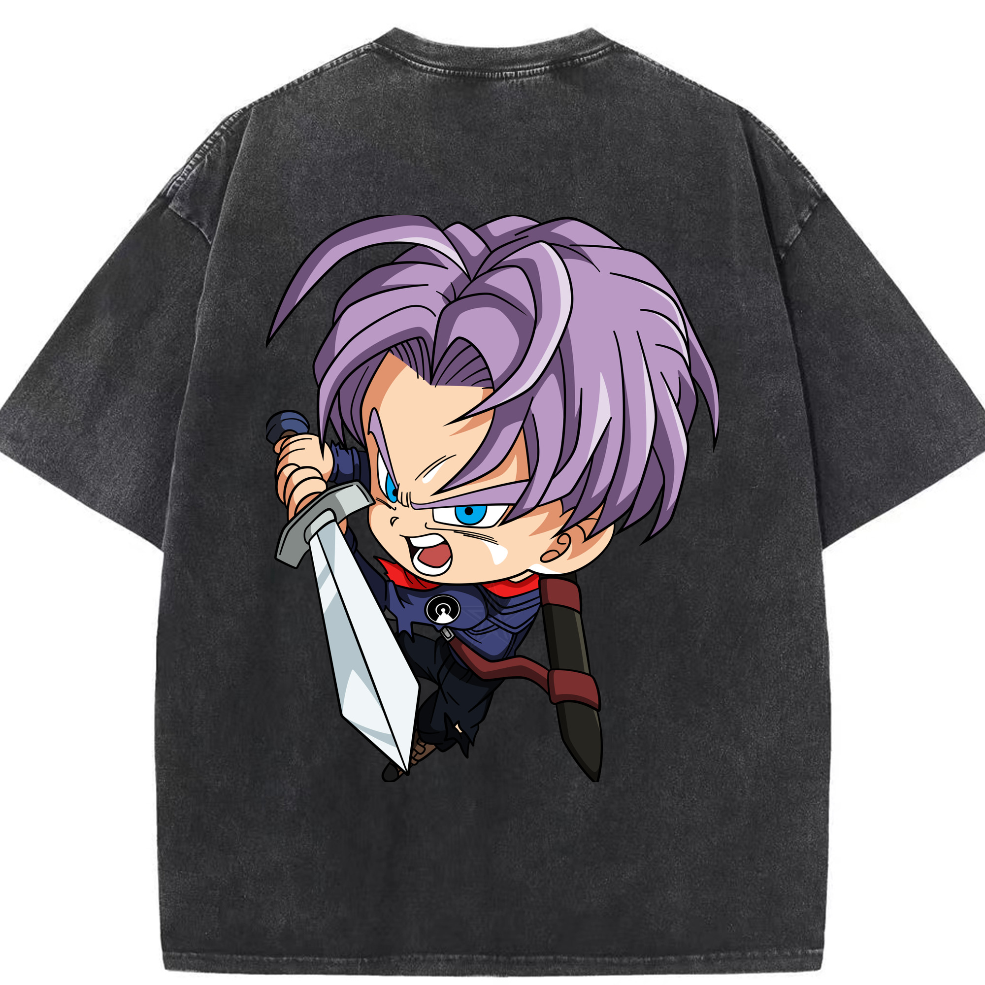 （画像用） ドラゴンボール DRAGON BALL 綿100% ヴィンテージ風 半袖Tシャツ（背面プリント）