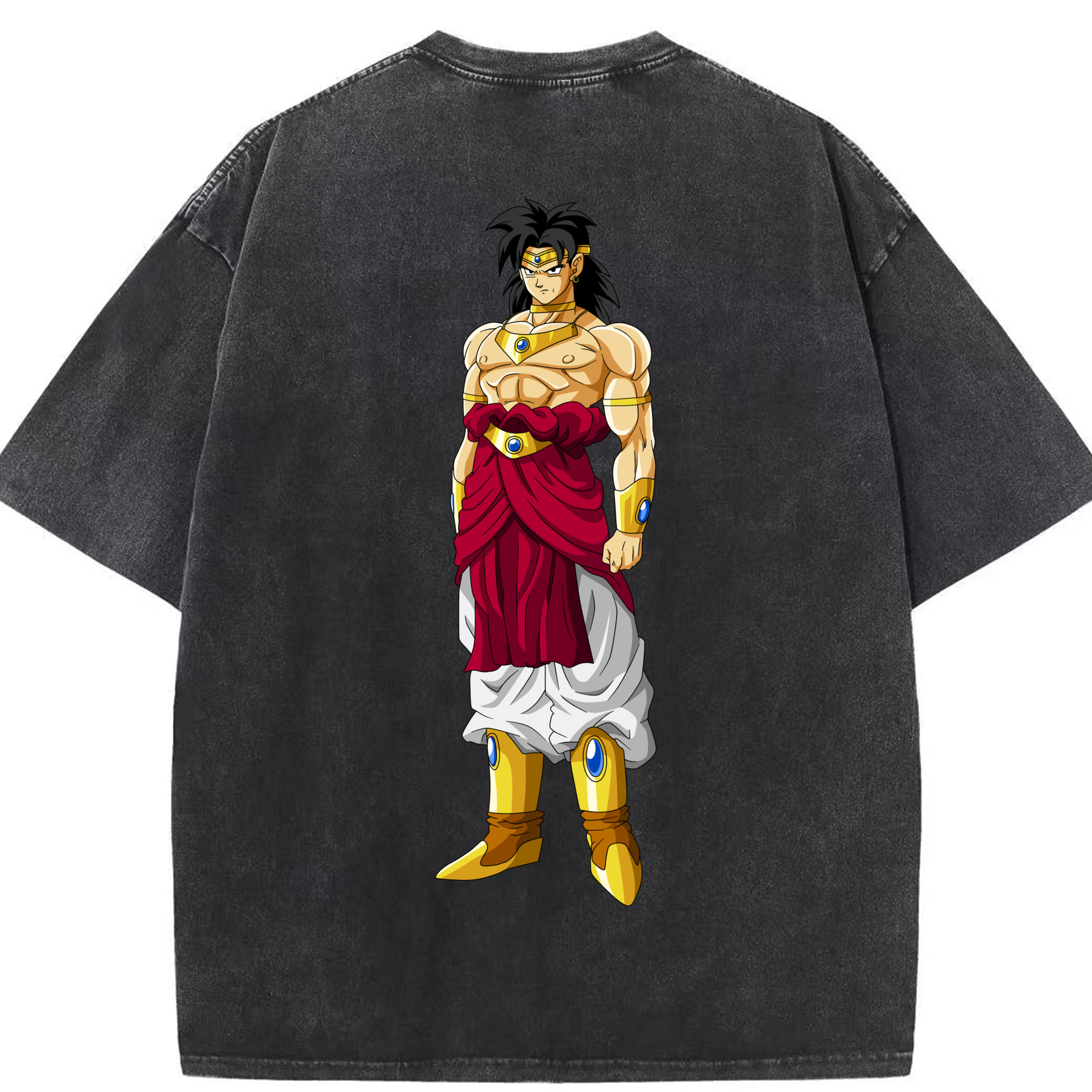 （画像用） ドラゴンボール DRAGON BALL 綿100% ヴィンテージ風 半袖Tシャツ（背面プリント）