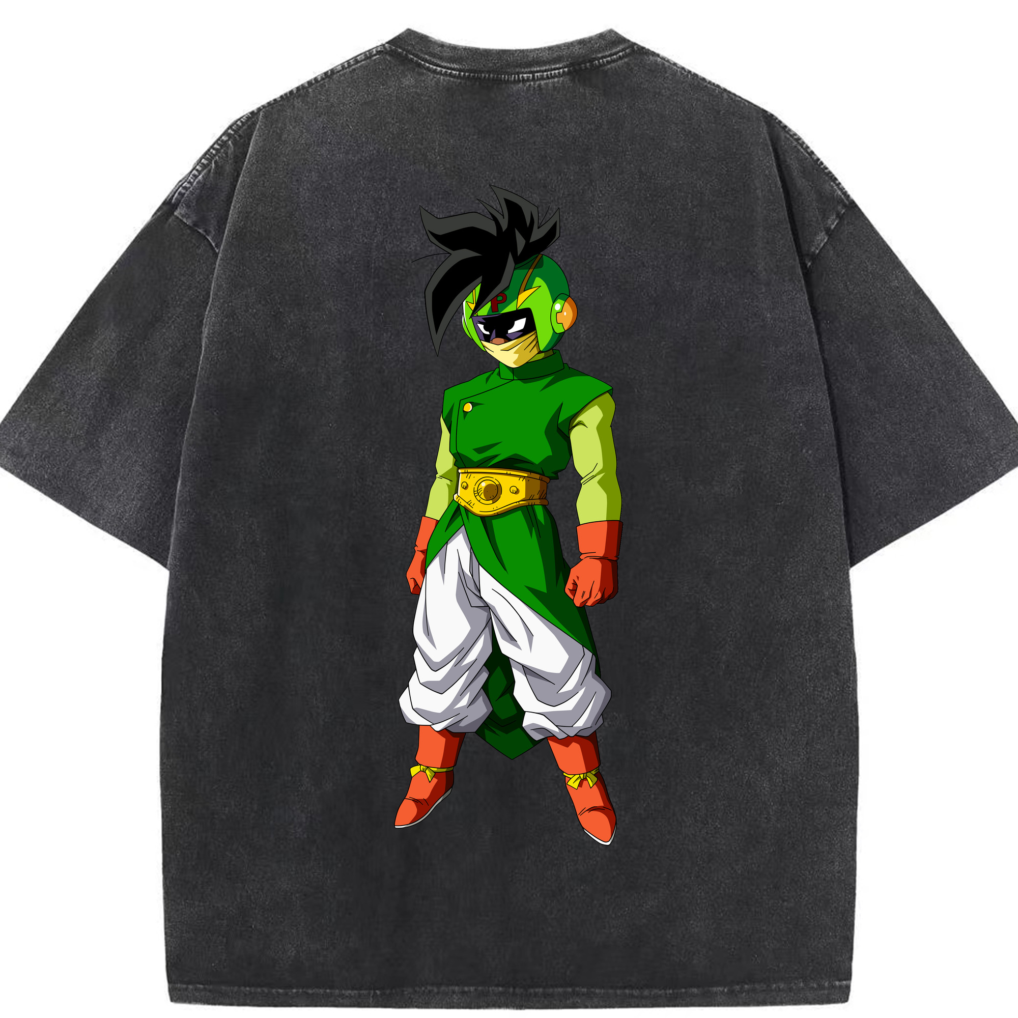（画像用） ドラゴンボール DRAGON BALL 綿100% ヴィンテージ風 半袖Tシャツ（背面プリント）