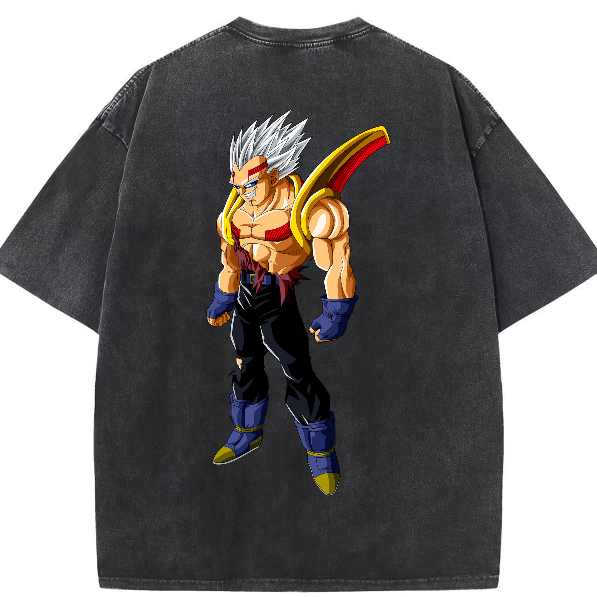 （画像用） ドラゴンボール DRAGON BALL 綿100% ヴィンテージ風 半袖Tシャツ（背面プリント）